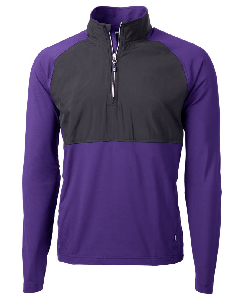 Cutter & Buck Adapt Eco Knit Hybrid Recycled Mens Quarter Zip 7