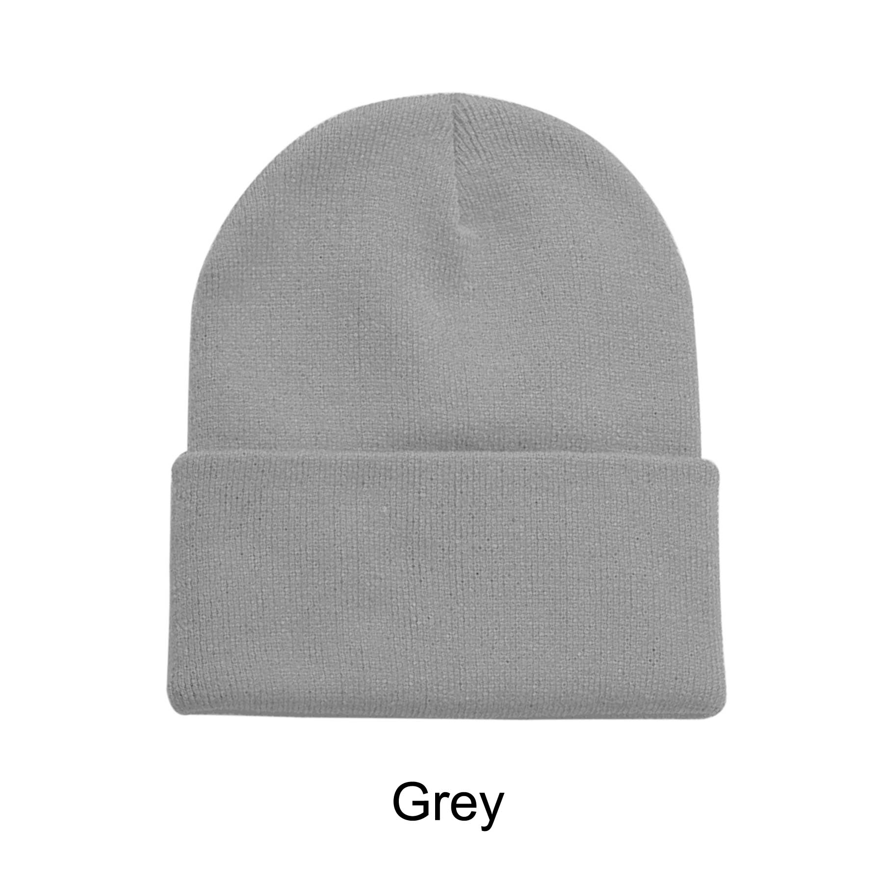 12" High Acrylic Beanie Knit Cap 11