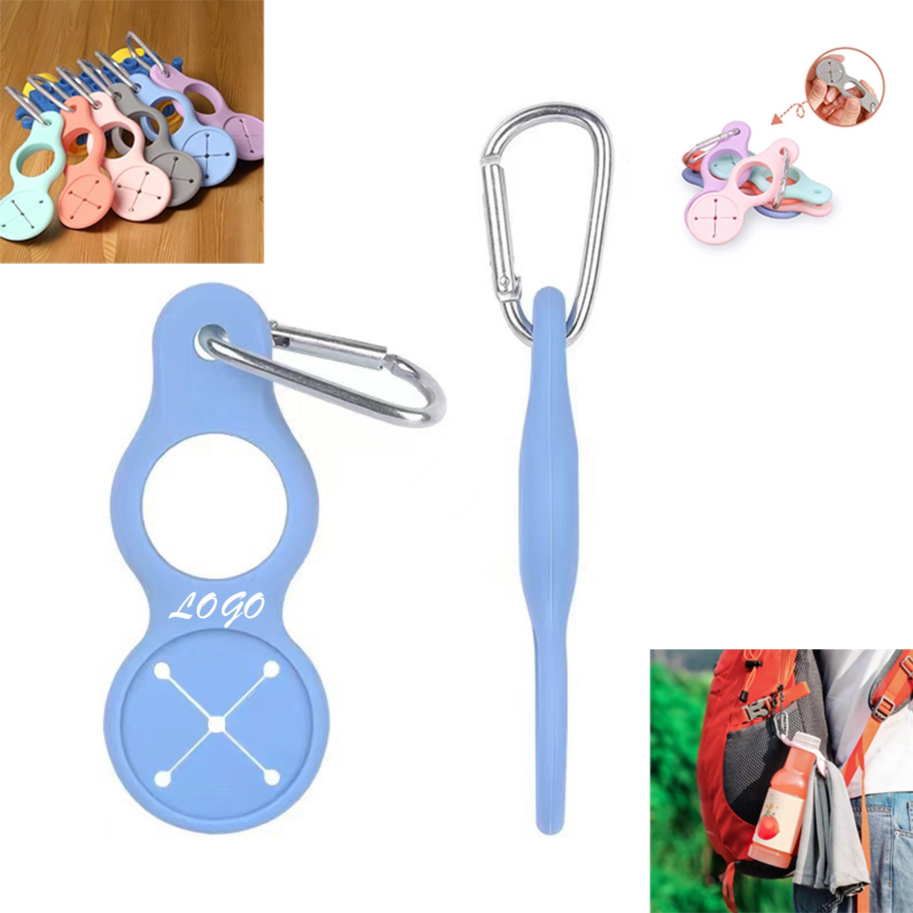 Multi-Functional Bottle Clip