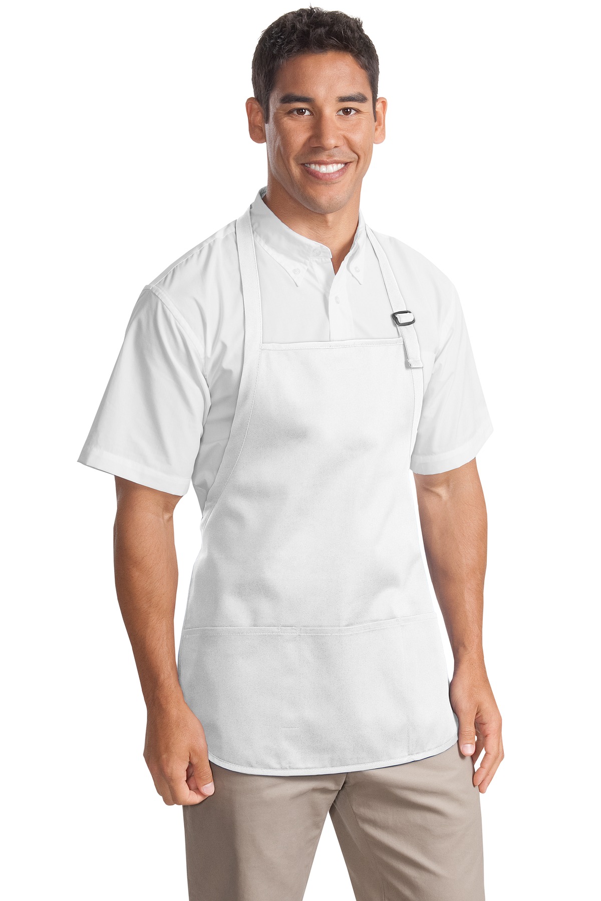 Port Authority Medium-Length Apron with Pouch Pockets. A510 51