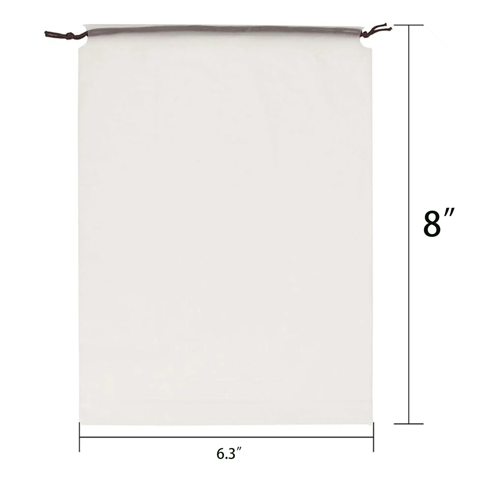 PEVA Clear Frosted Drawstring Storage Bag 3