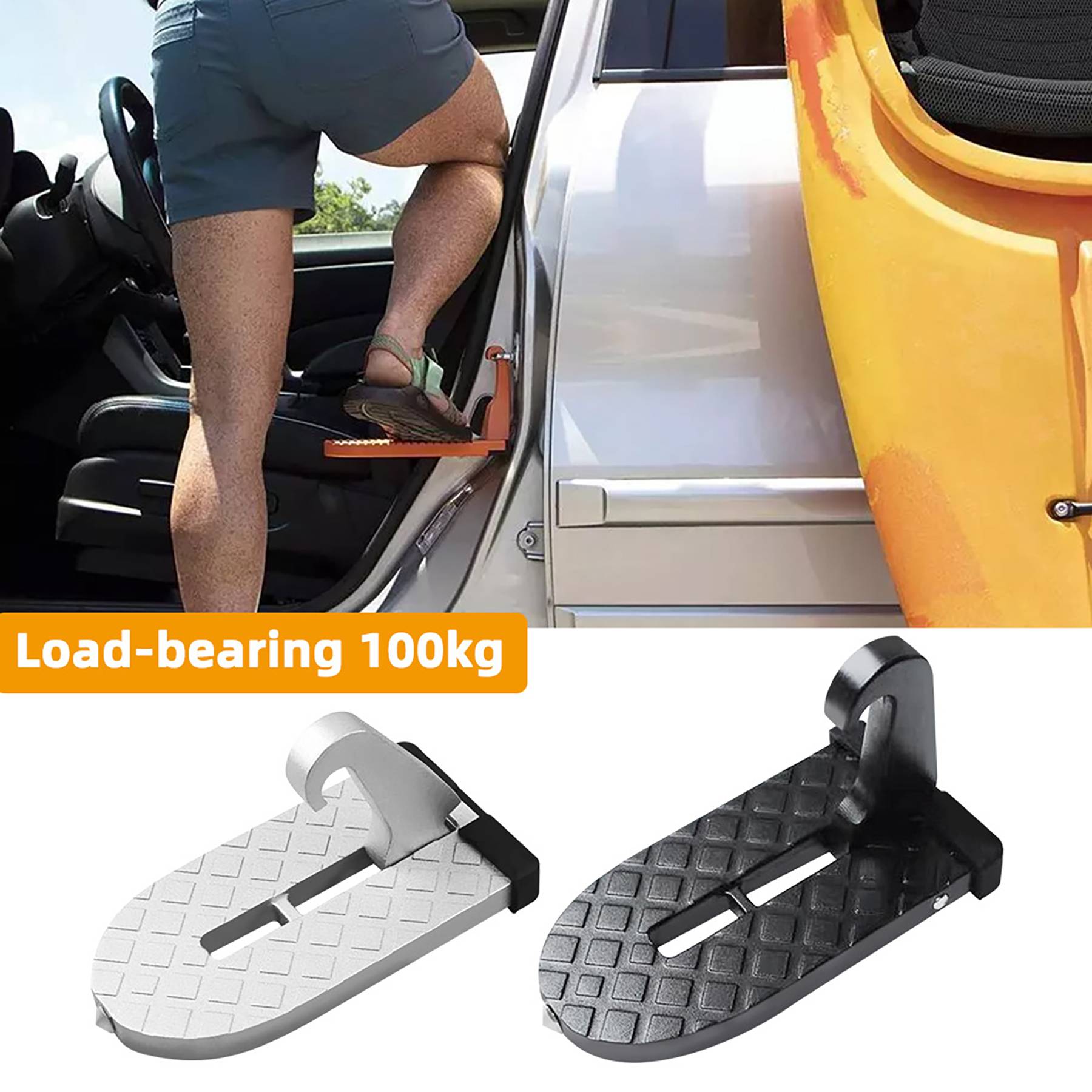 Portable Folding Roof Pedal Car Door Step 2