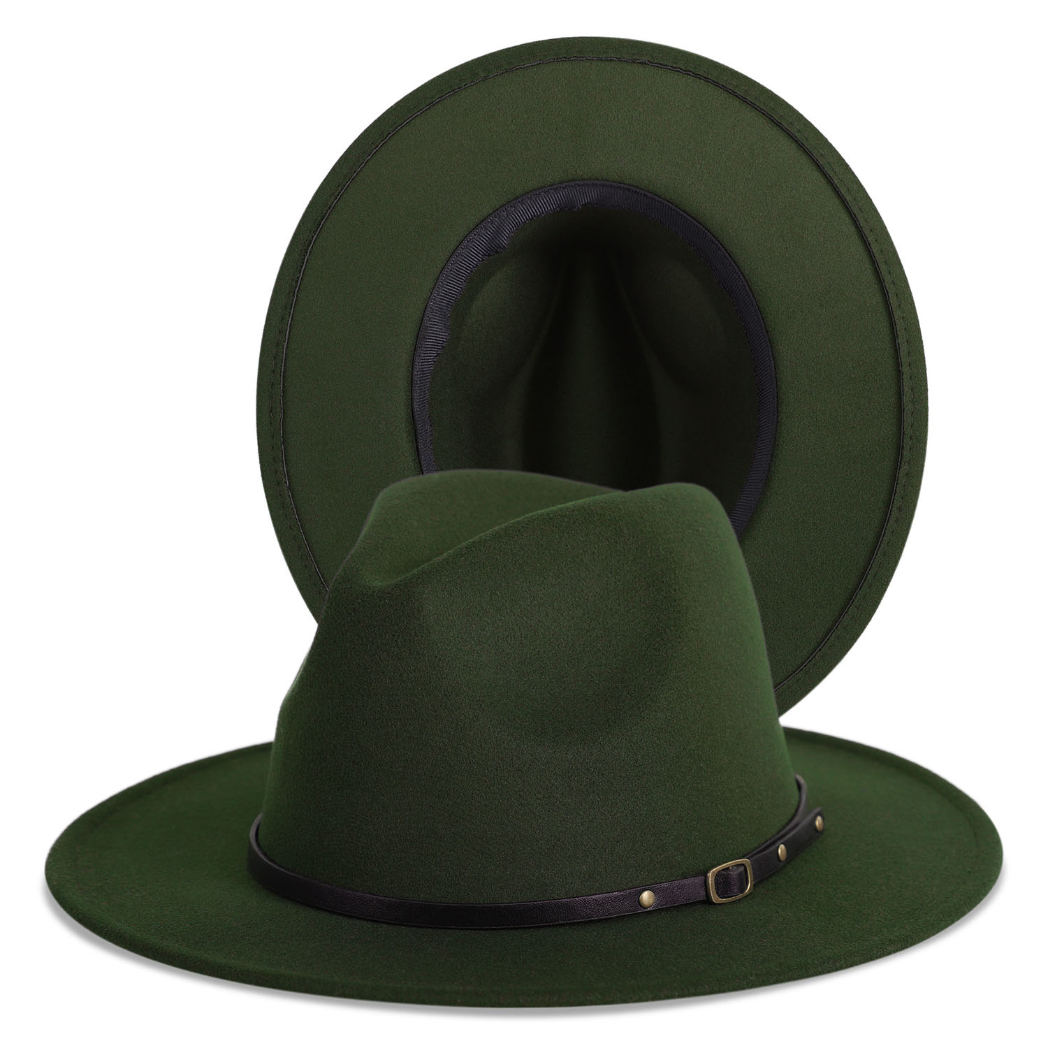 Fedora Hat w/Thin Belt Band 8