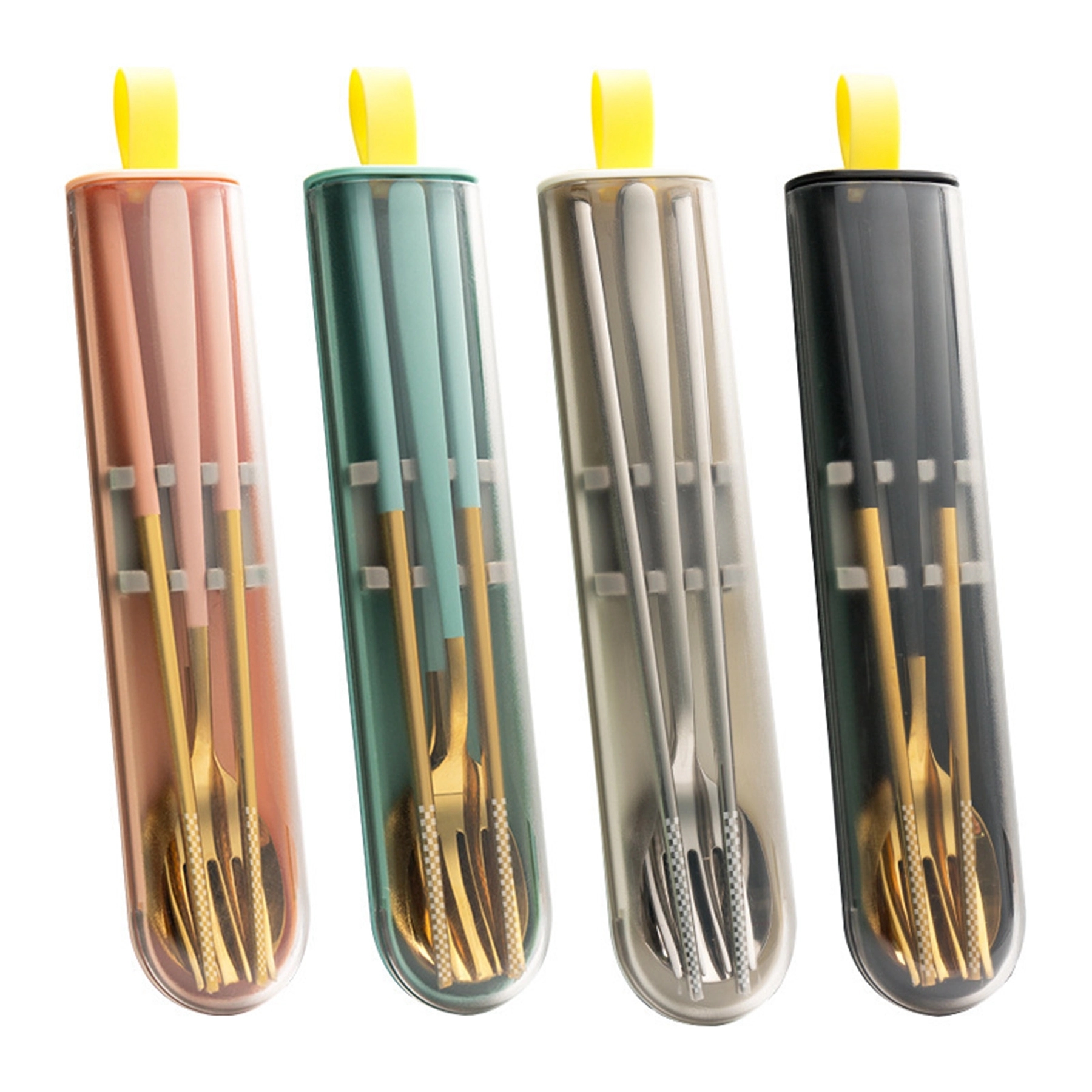 3 Pcs Stainless Steel Cutlery Set with Case 12