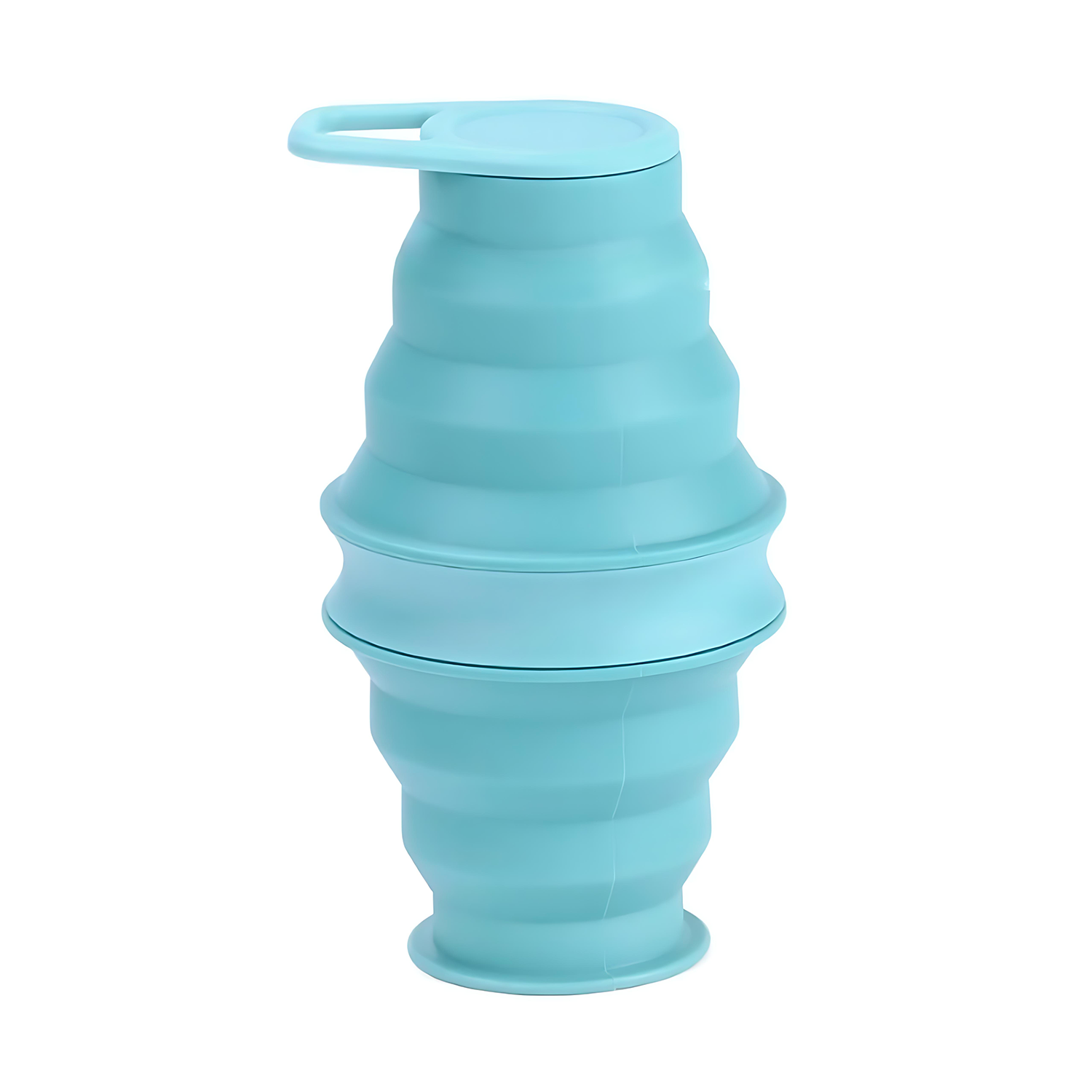 18oz Portable Travel Folding Mouthwash Cup With Lid 2