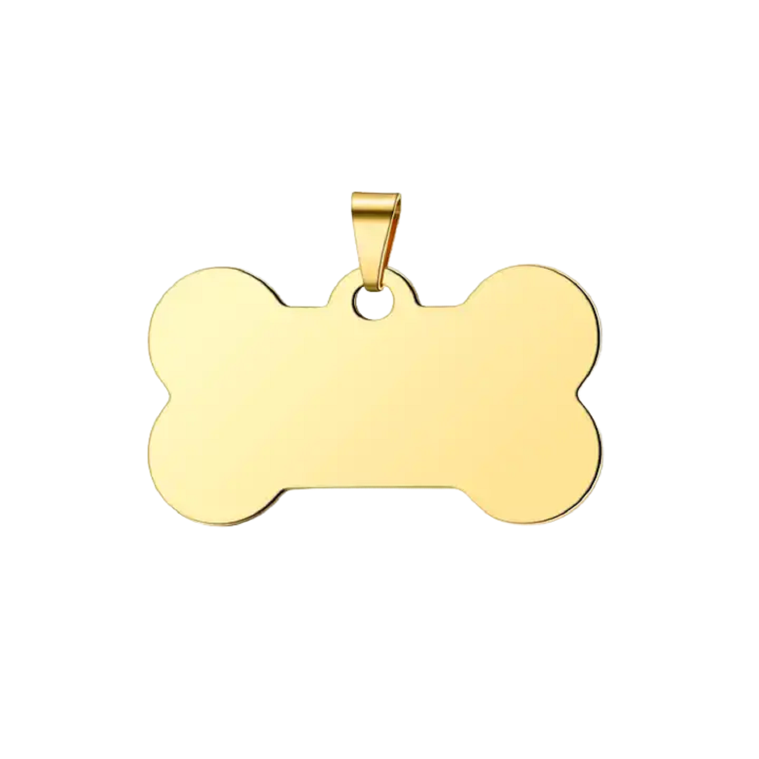 Bone Style Stainless Steel Pet Tag 4