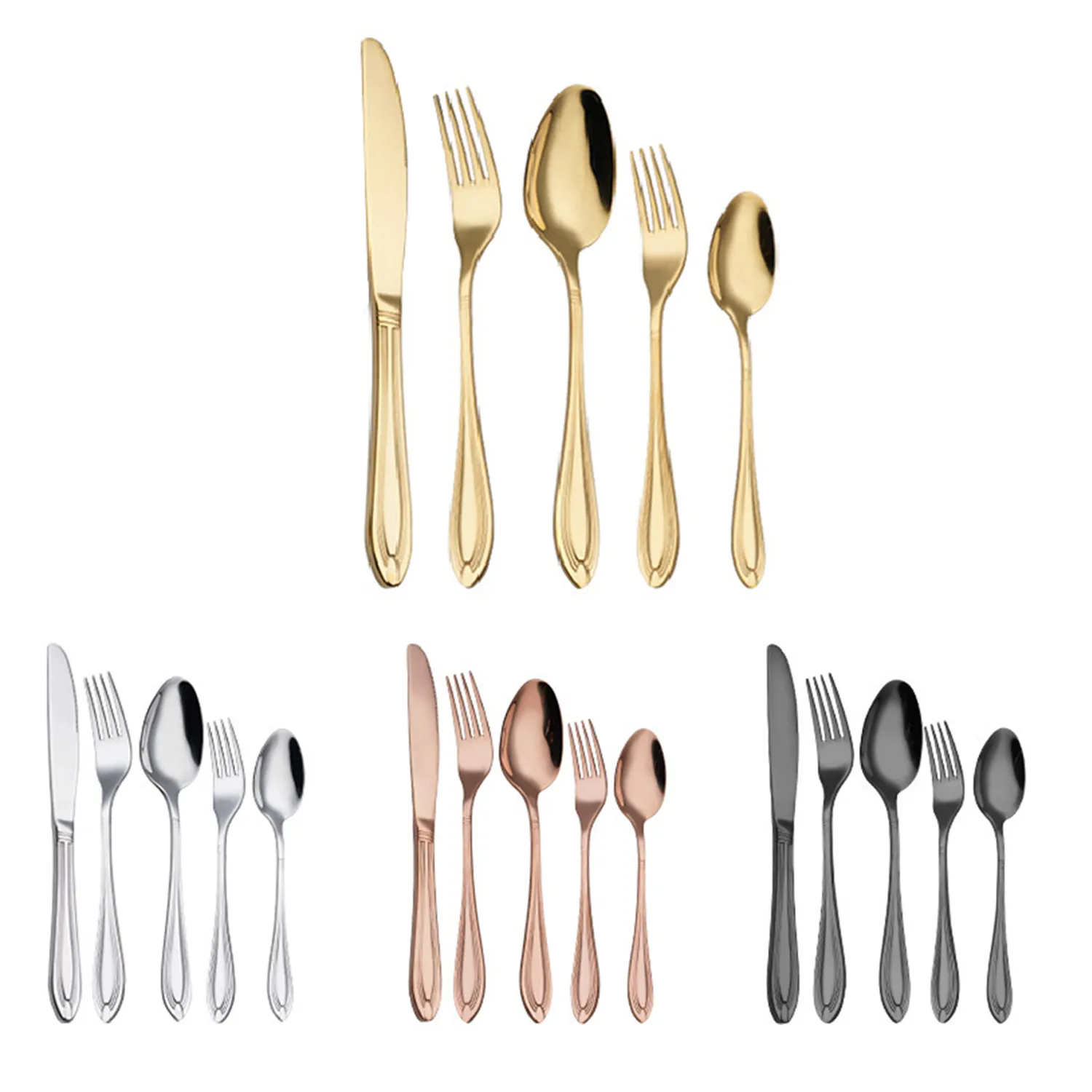 Stainless Steel Cutlery Set Of 5 3