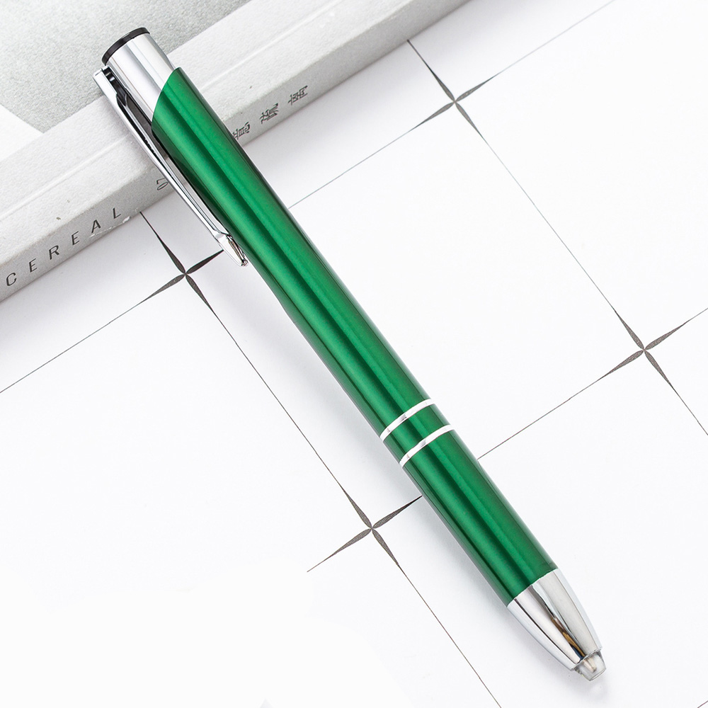 Multicolor Mental Ballpoint Pen with LED Light - Customized Logo 5