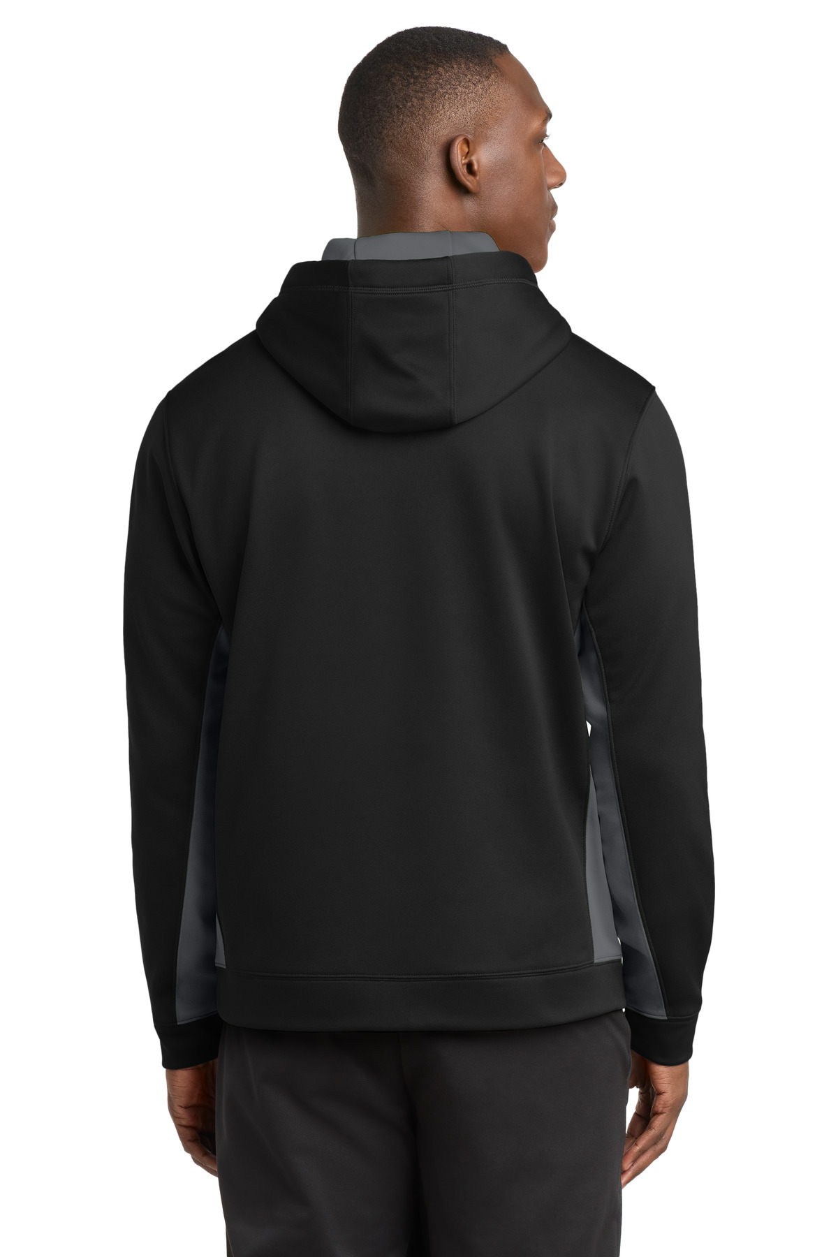 Sport-Tek Sport-Wick Fleece Colorblock Hooded Pullover. ST235 42