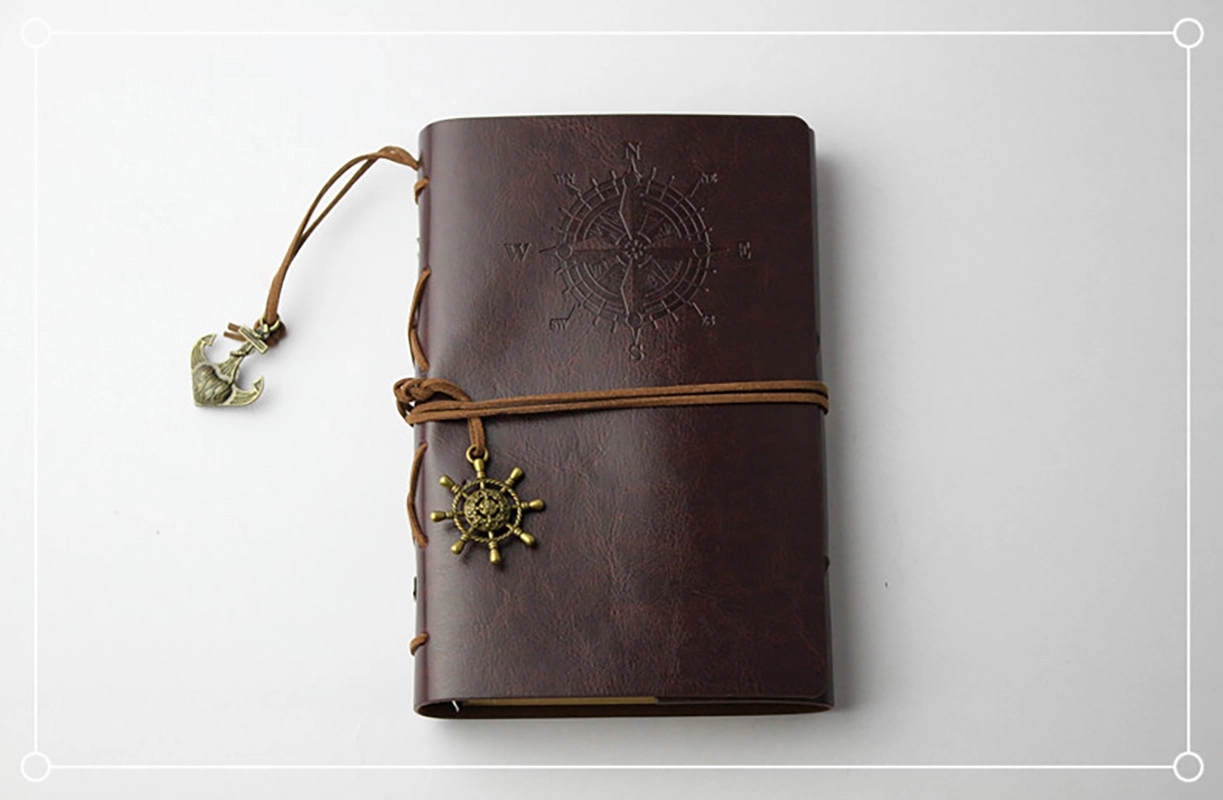 Vintage Journal Travel Notebook Loose-Leaf Diary 4