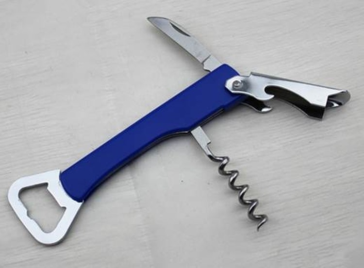 Multifunctional Outdoor Camping Gift Foldable Stainless Steel Opener 2