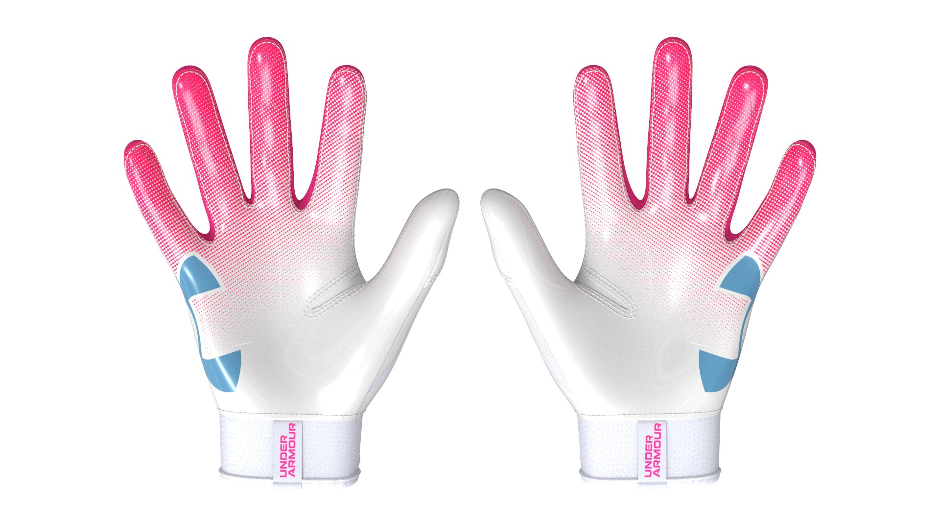 UA Blur Kids' Football Gloves 12