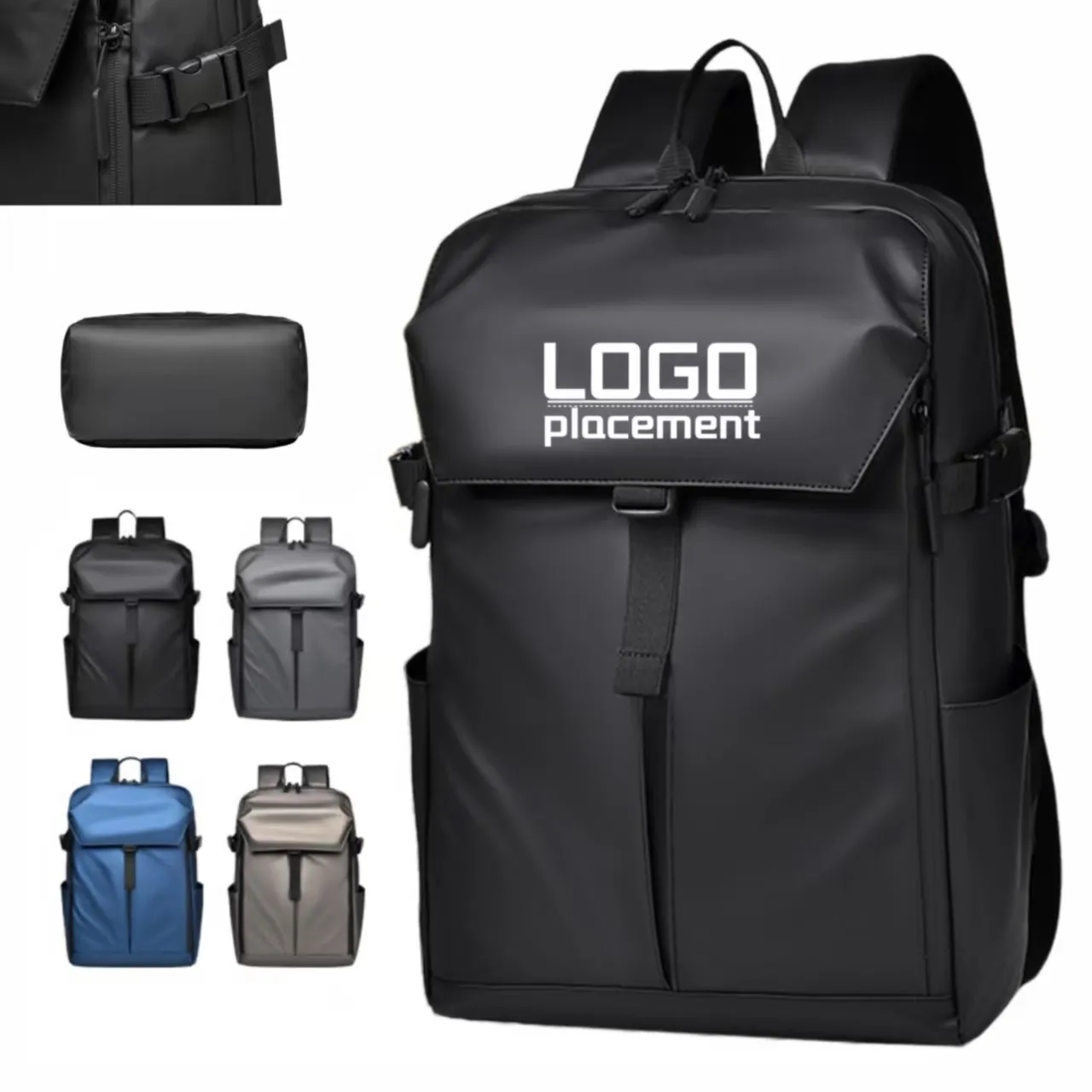 Men's Business Fashion Waterproof Travel Laptop Commute Back