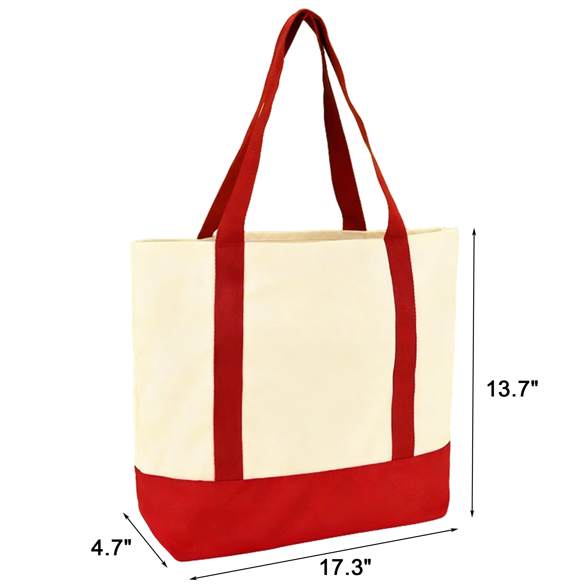 Block-Color Cotton Carryall 12 OZ. 4