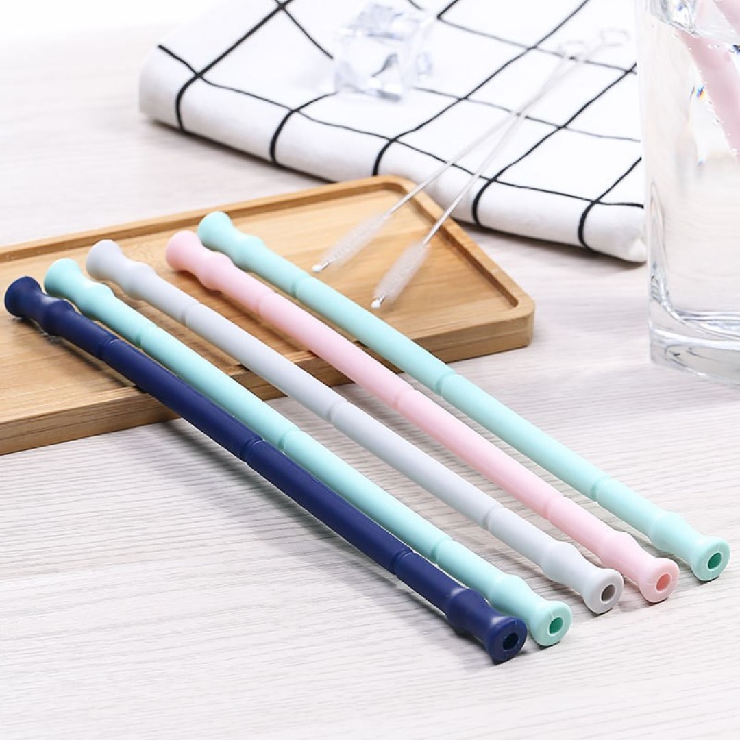 Foldable Silicone Straw In Case 5