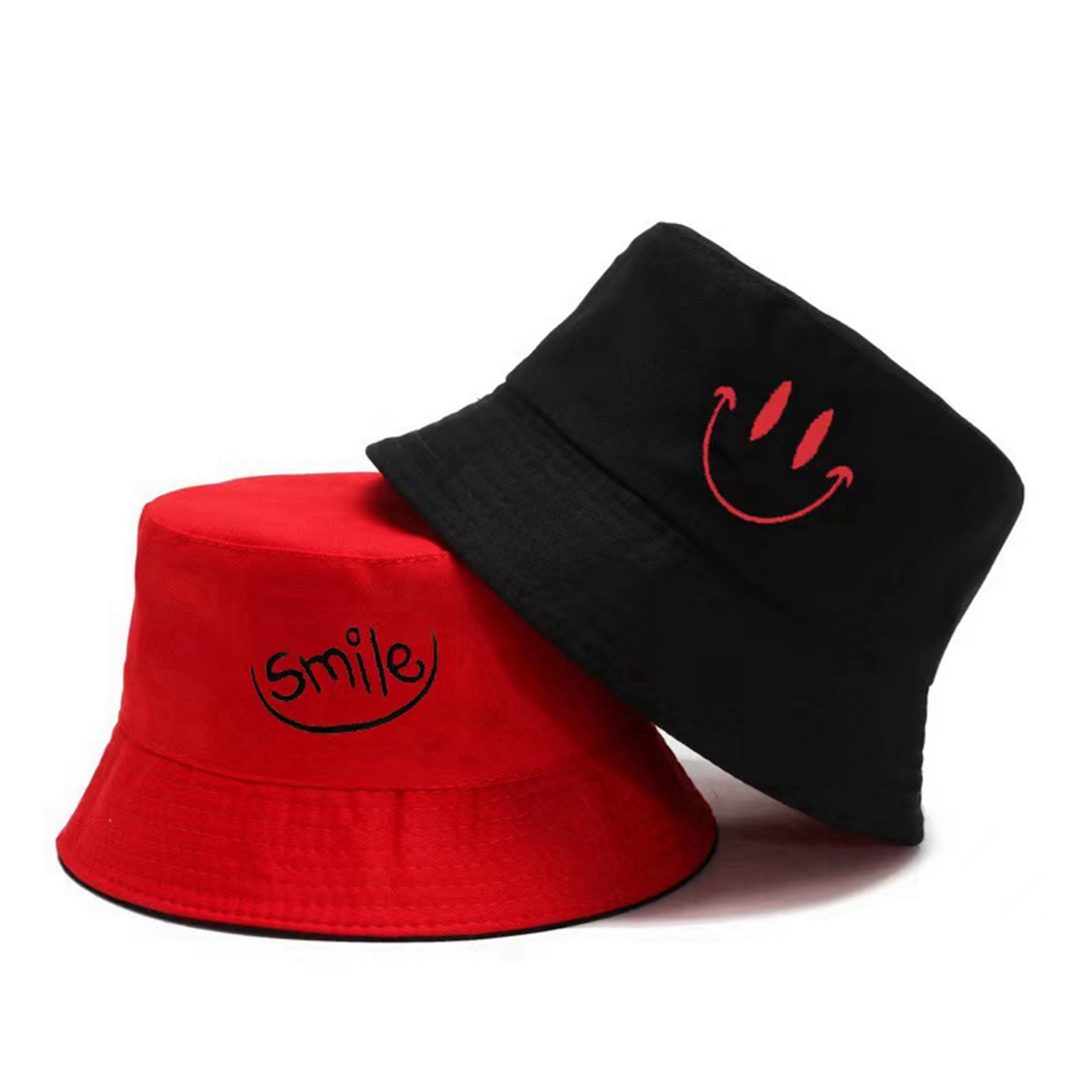 Bucket Hat Double-Side-Wear Summer Beach Sun Hat 4