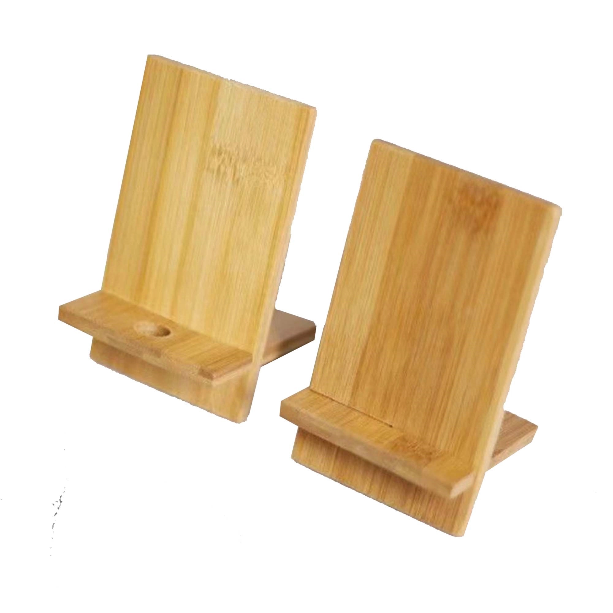 Bamboo Mobile Phone Holder Stand 4