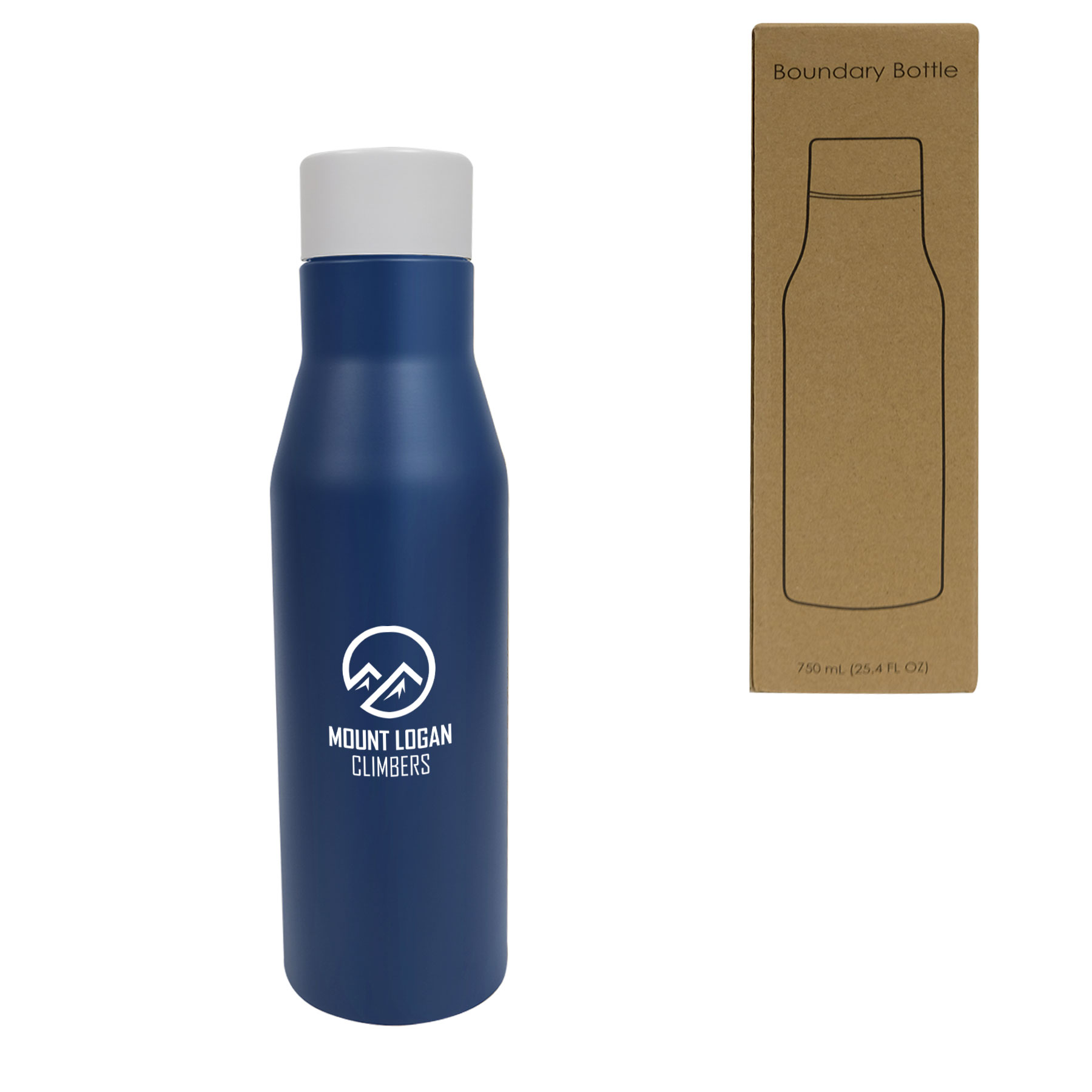 750 Ml. (25 Fl. Oz.) Boundary Bottle, custom water bottle with logo imprint 2