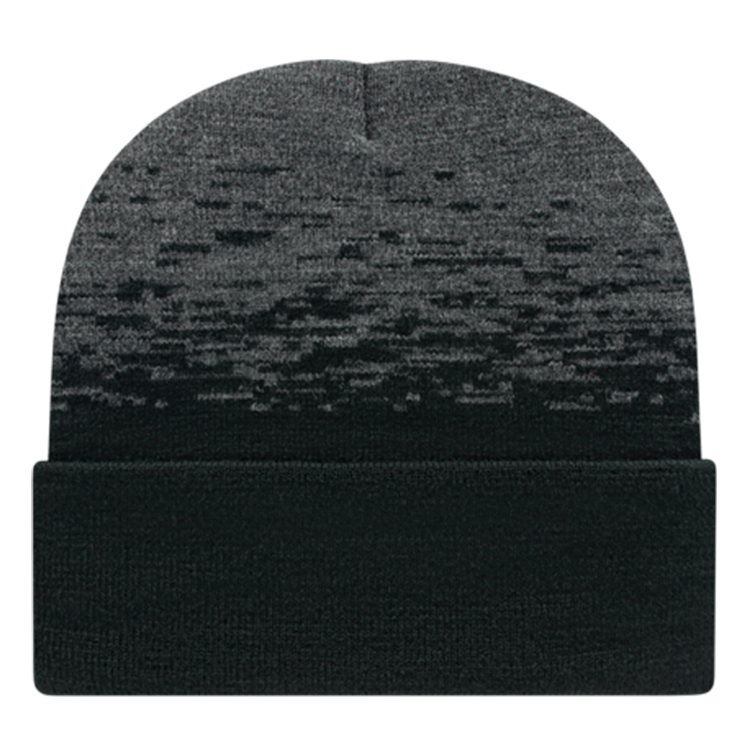 C A Static Pattern Knit Cap With Cuff 4