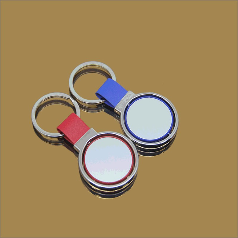 Creative Key Chain with Rotatable Metal Tag 9