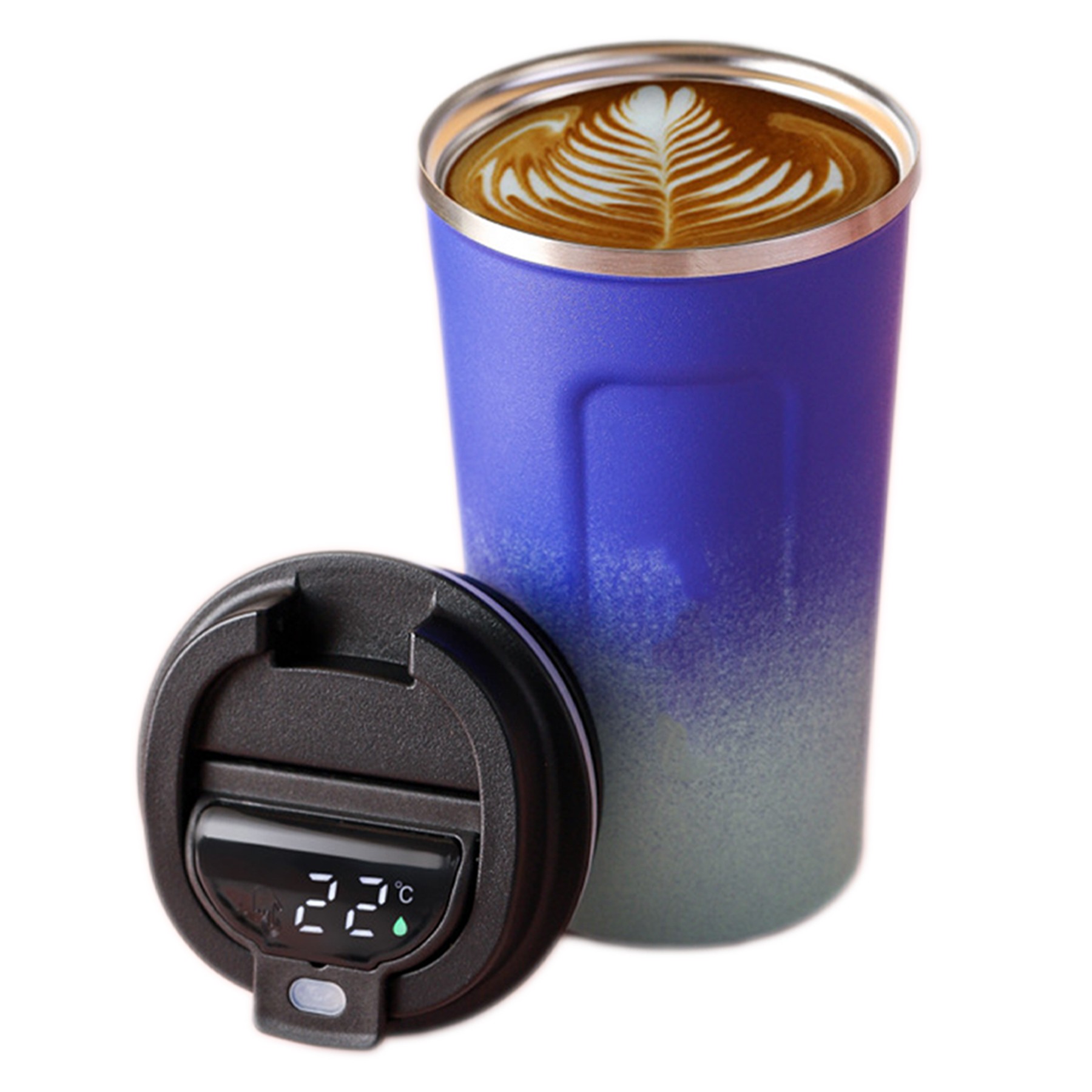 12Oz Gradient Colors Smart Coffee Tumbler 6
