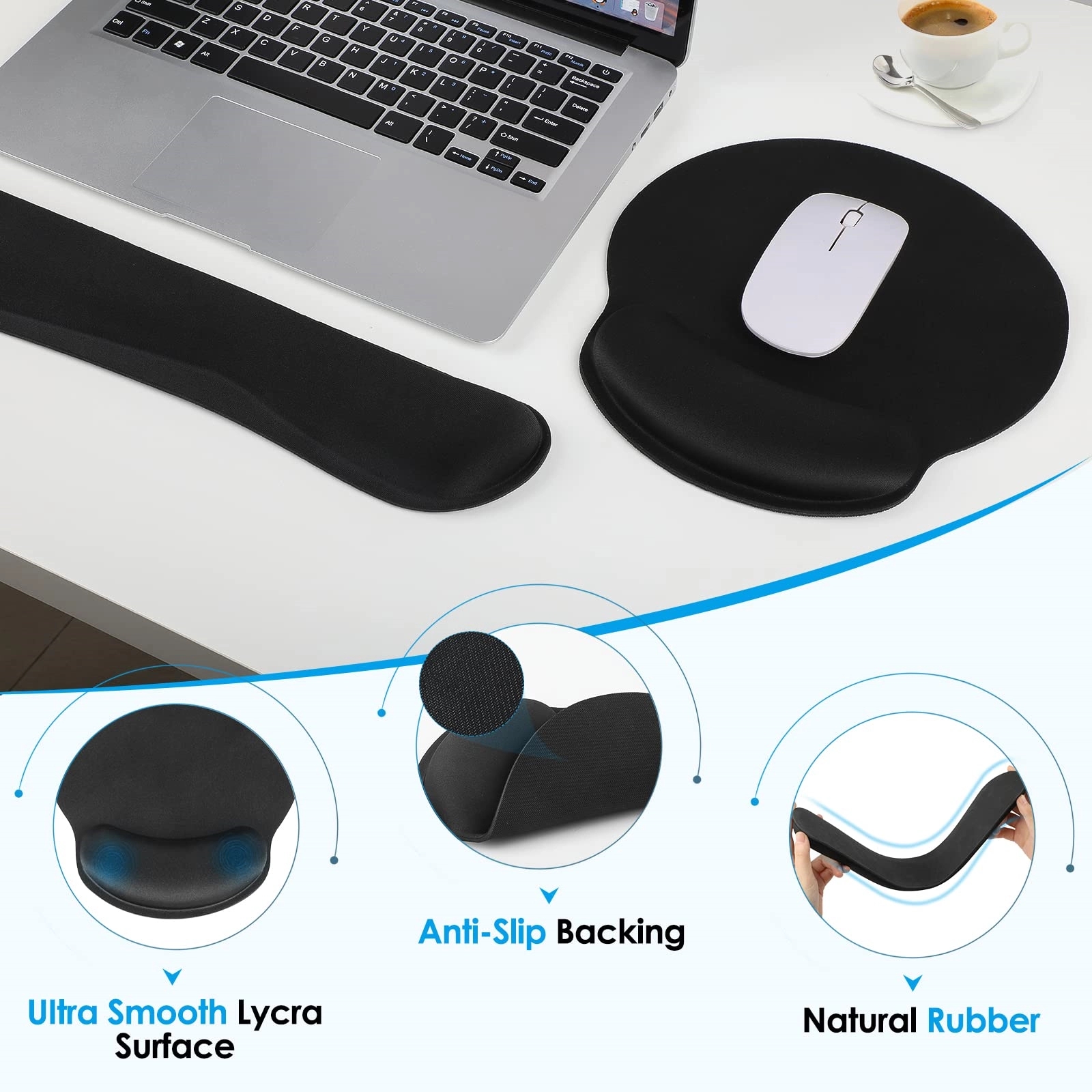 Mouse Pad With Wrist Support 4