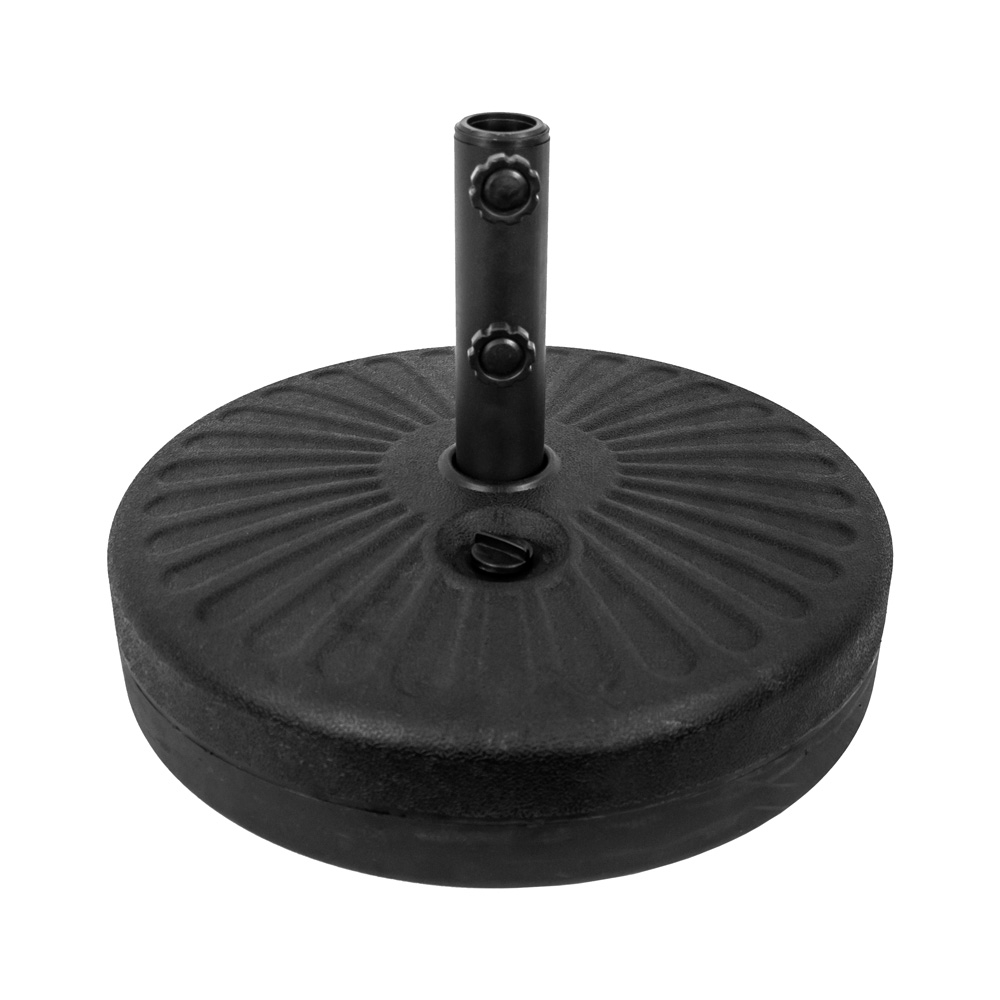 Patio Umbrella Base Free-Standing Durable High-Density Textured Plastic