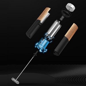 Cylinder Electric Coffee Mixer Egg Whisk With Stand 4