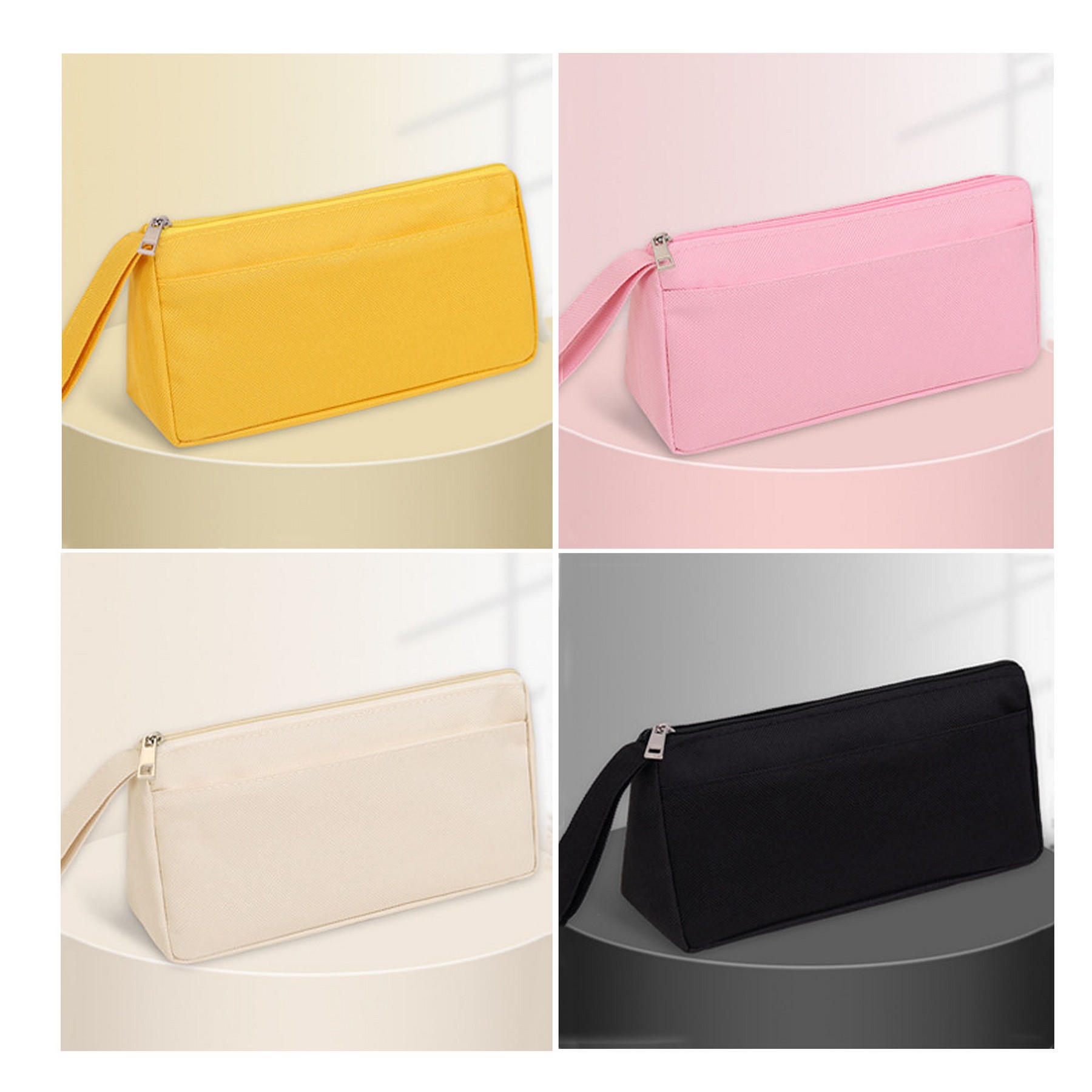 Portable Pencil Bag Simple Office Stationery Pouch 2