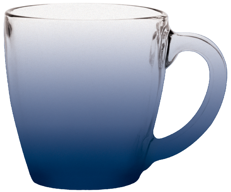 16 oz. Glass Bistro Coffee Mug 45