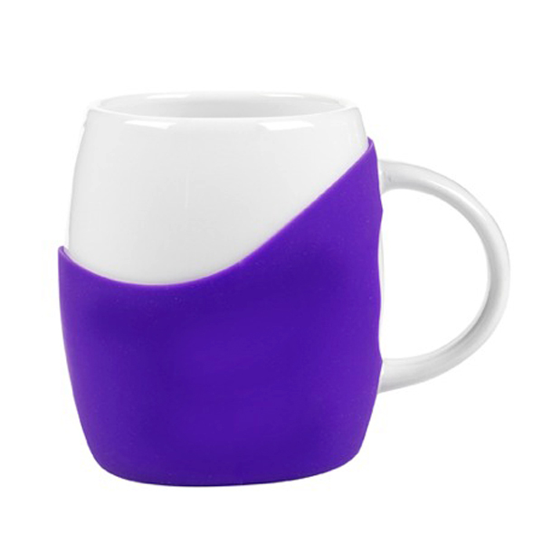 14 oz Rotunda with Silicone Band Mug 3