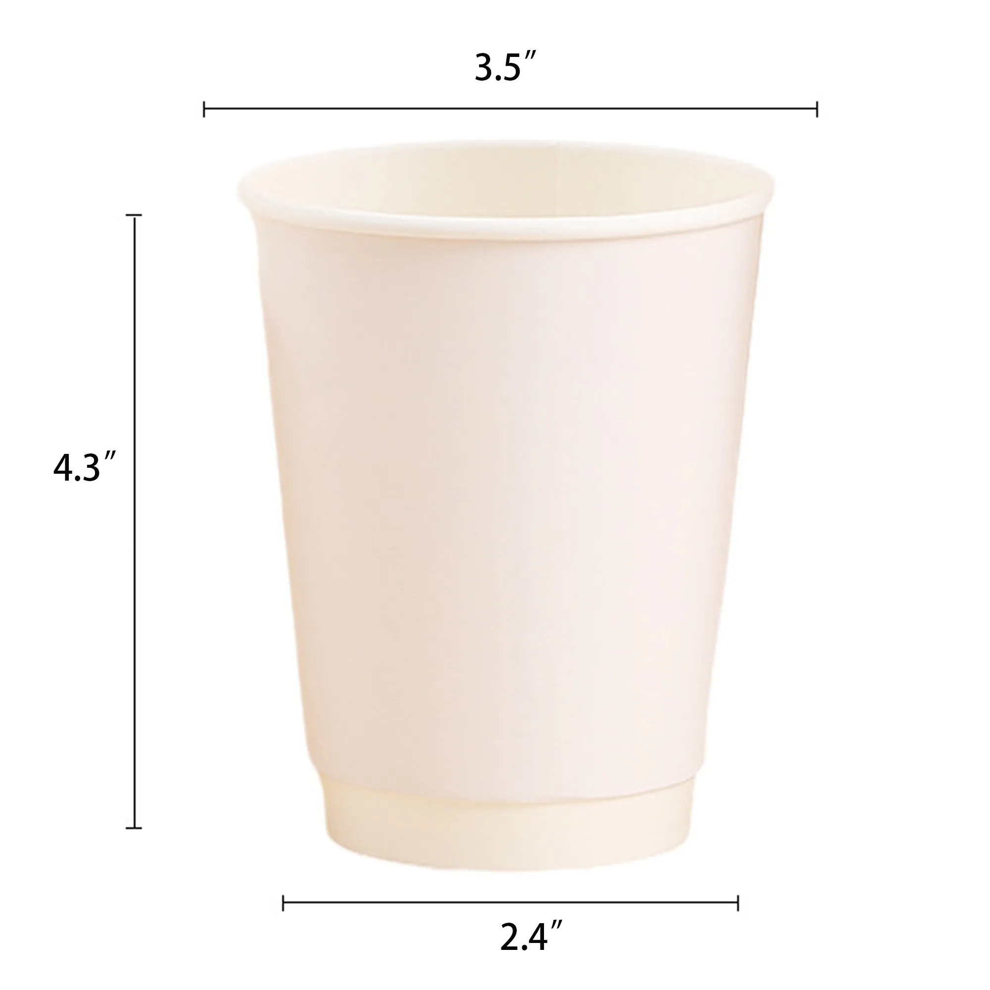 12 Oz Thick Hollow Paper Cups 5