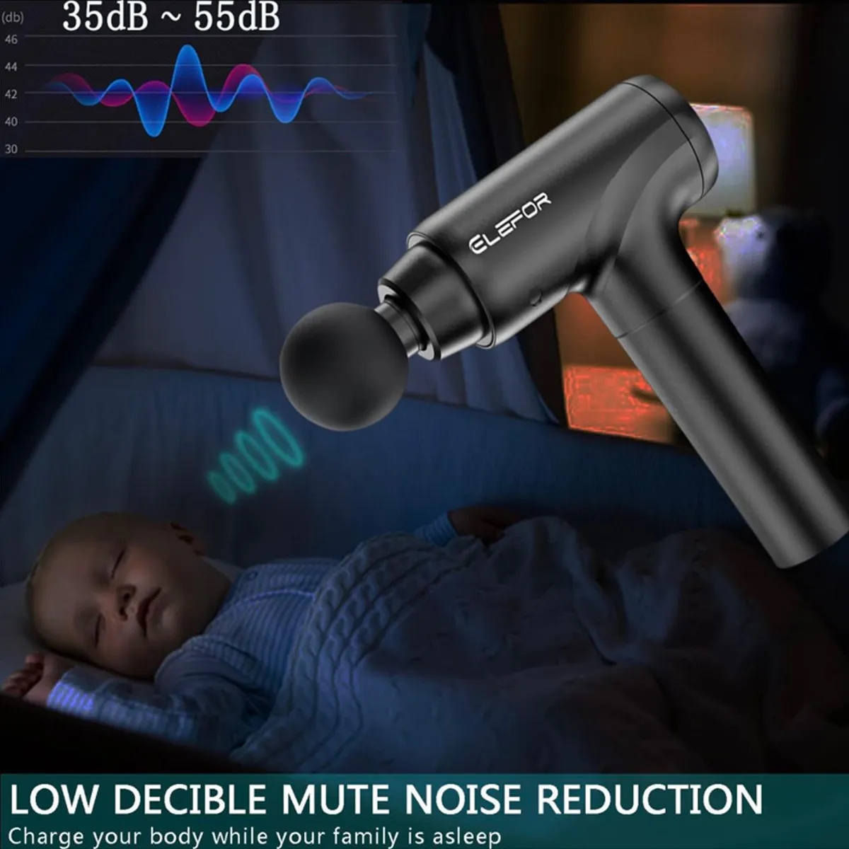 Electric Portable Deep Tissue Handheld Muscle Massage Gun 7