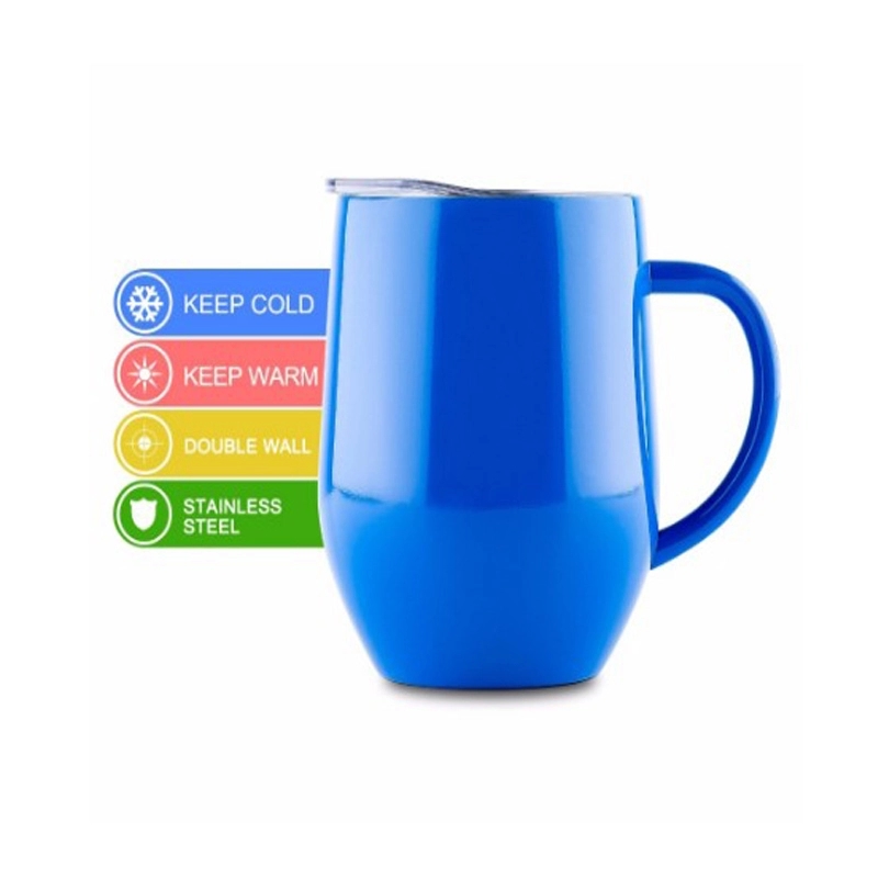 12oz. Insulated Coffee Mug With Handle 4