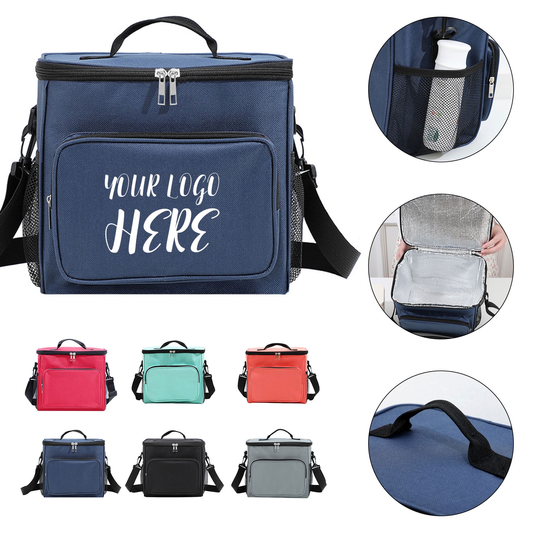 Thermal Lunch Cooler Tote Bag