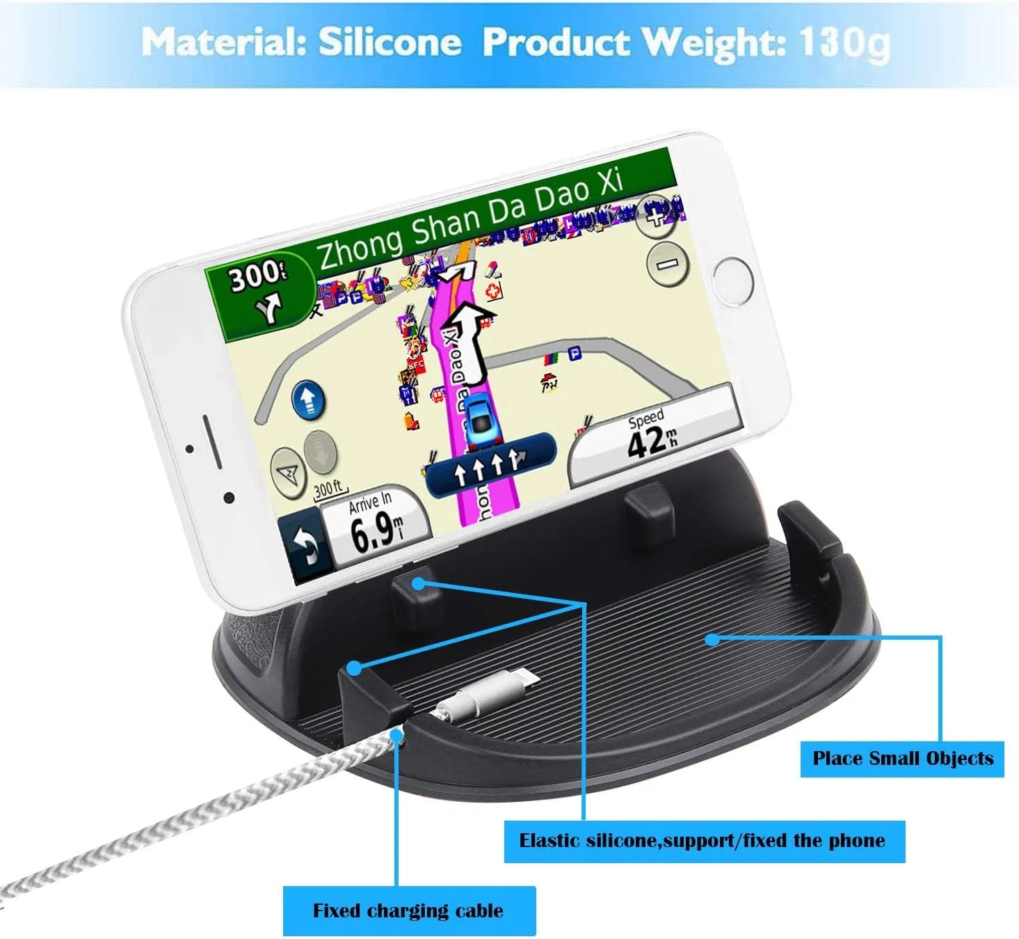 Car Cell Phone Holder Dashboard Mount 6