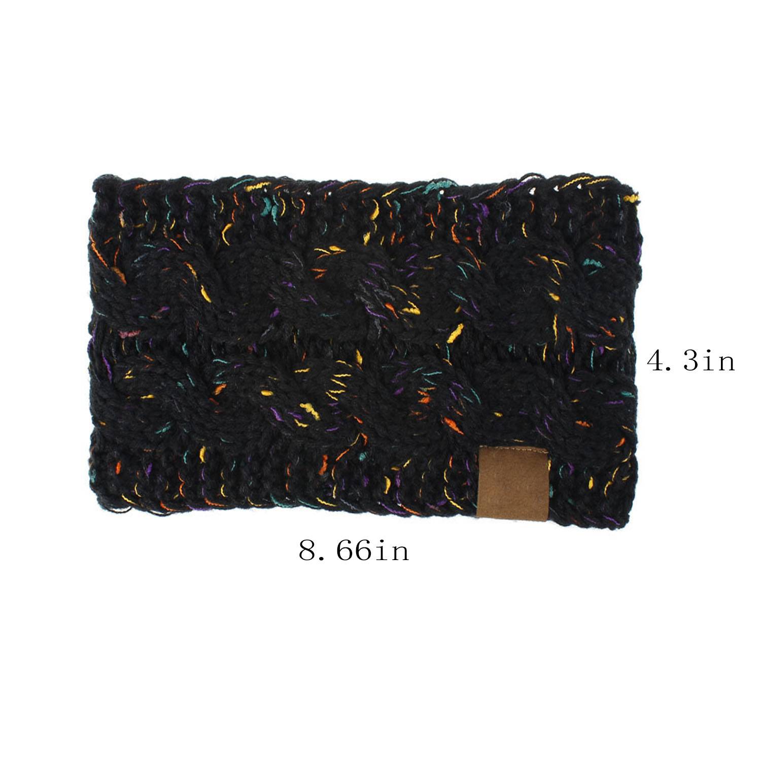 Womens winter warm thick knit headbands 2