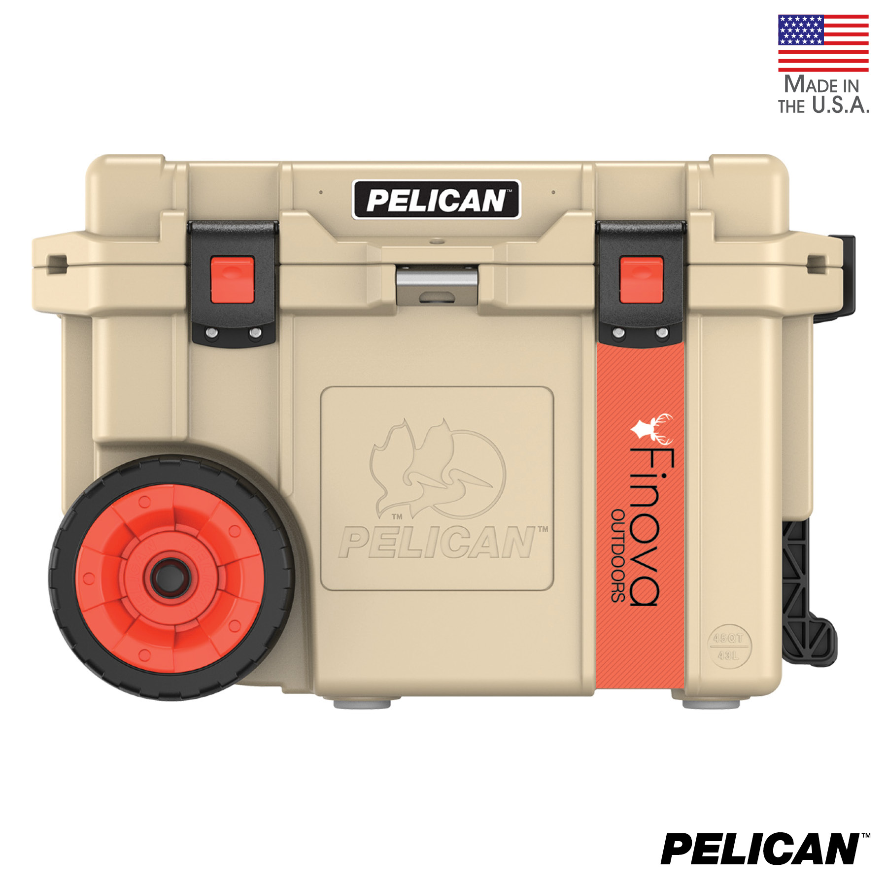 Pelican™ 45qt Elite Wheeled Cooler 1