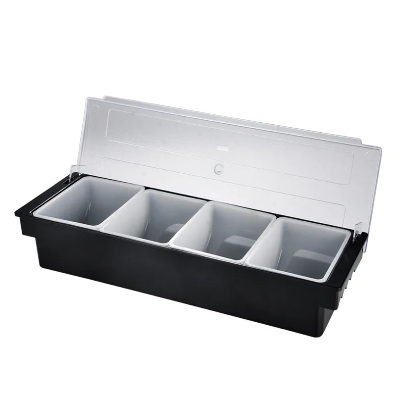 Plastic Compartment Box with Lid 6