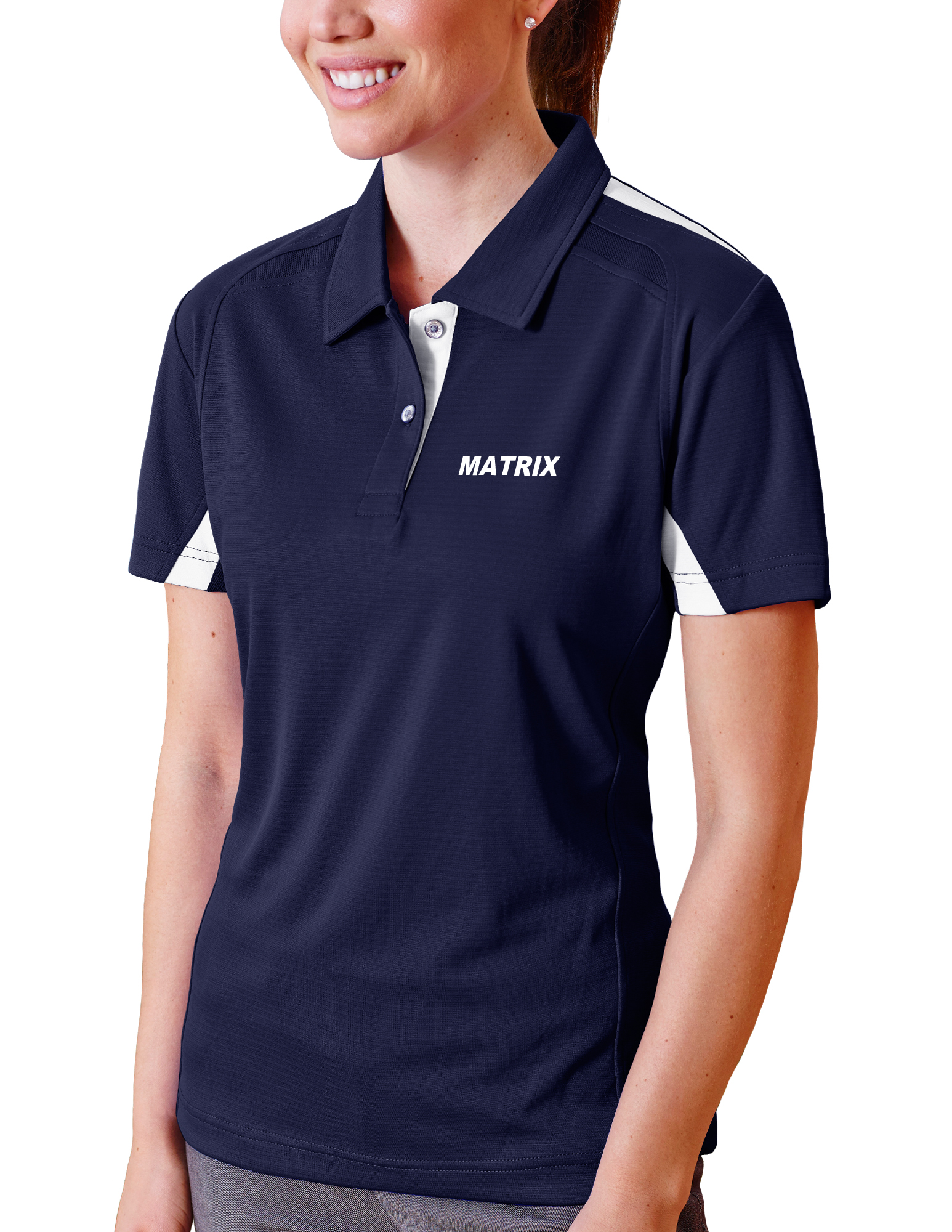 Ladies' Matrix Big Ottoman Polo Shirt 4