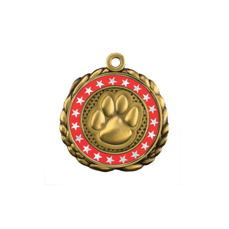 Paw Antique Gold QCM Medallion (2-1/2") 6