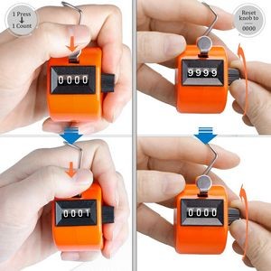 Plastic Hand Tally Counter With Instant Reset Knob 19