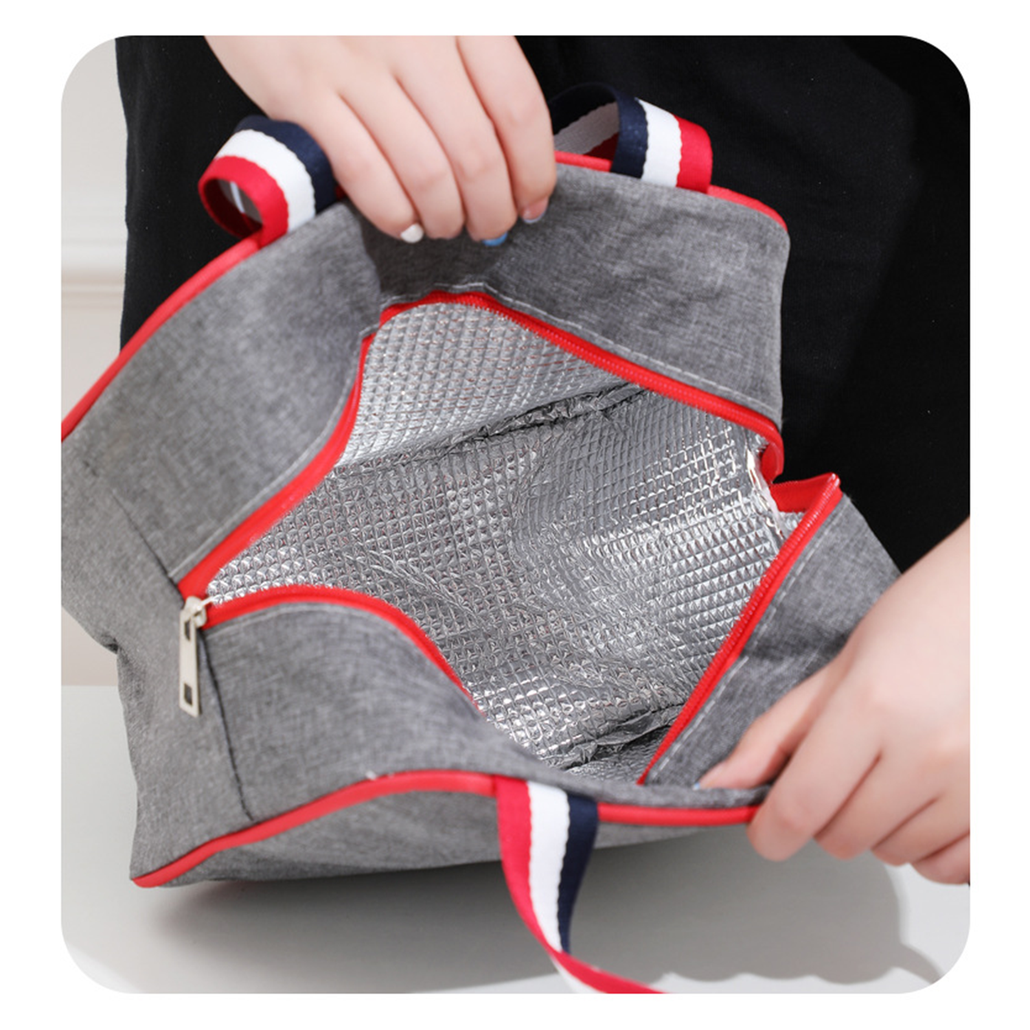 Reusable Insulated Lunch Tote Bag 1