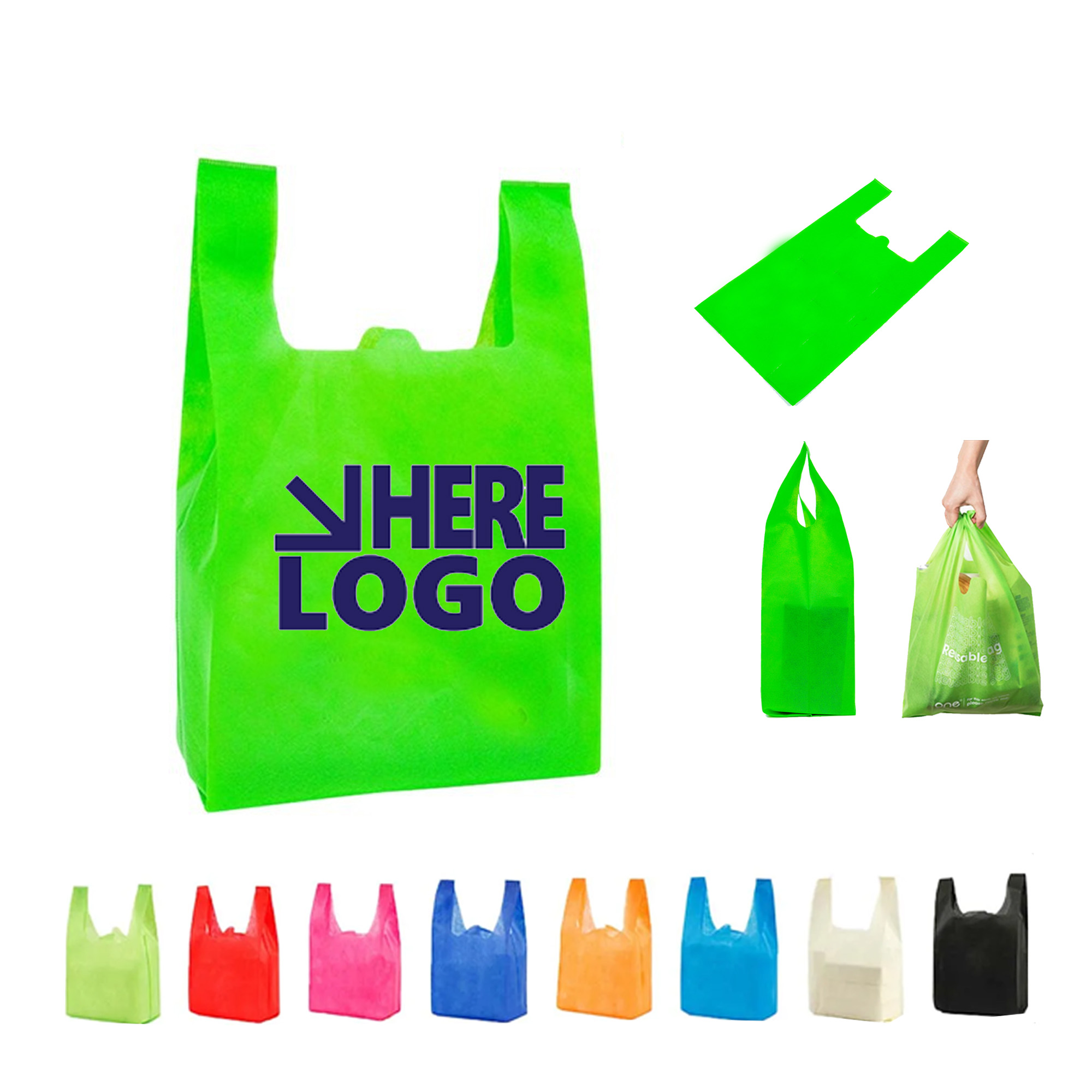 Non-Woven Shopping Vest Bag 3
