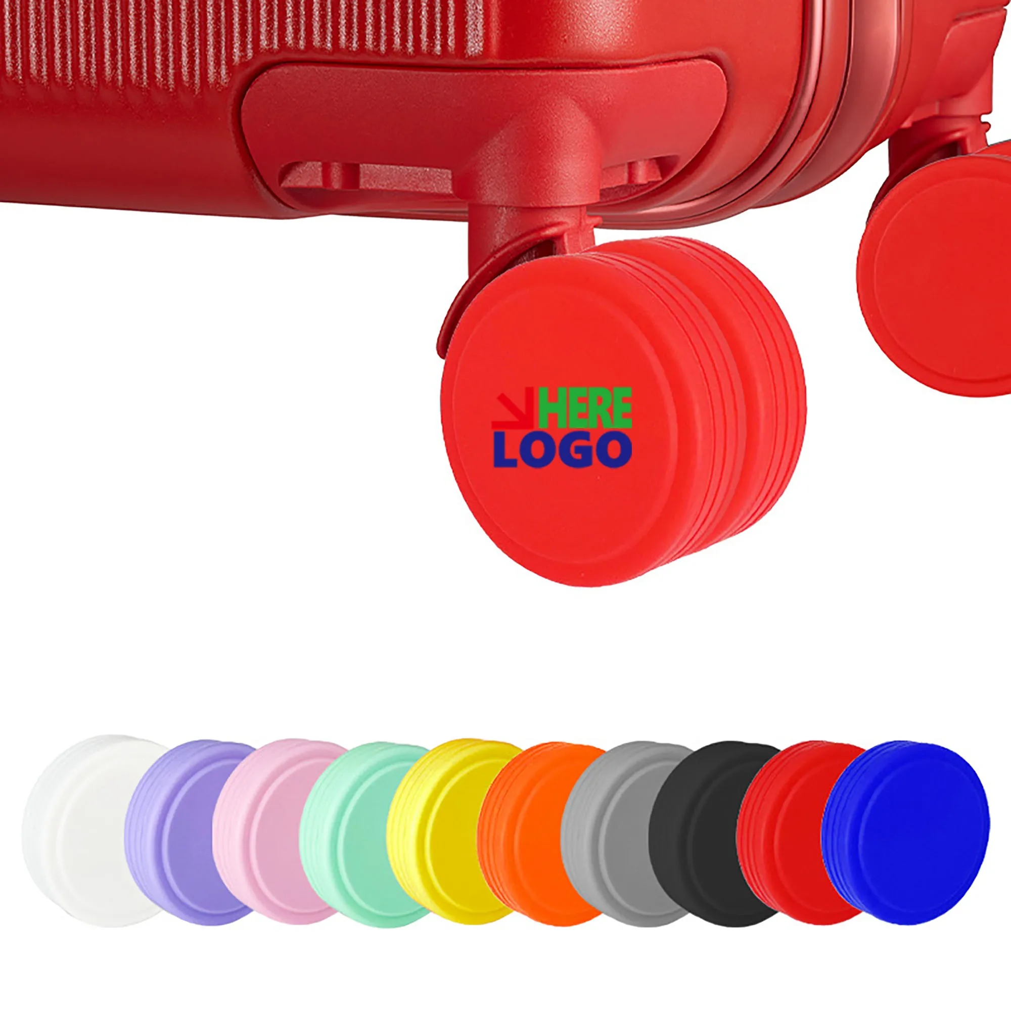 Silicone Suitcase Wheel Cover 2