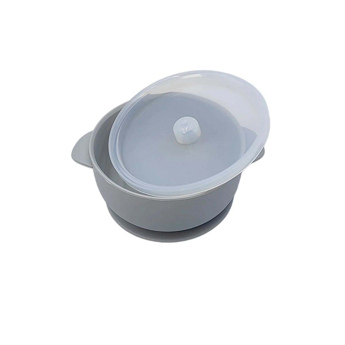 Silicone Baby Bowl Leakproof Lid Suction Base 6