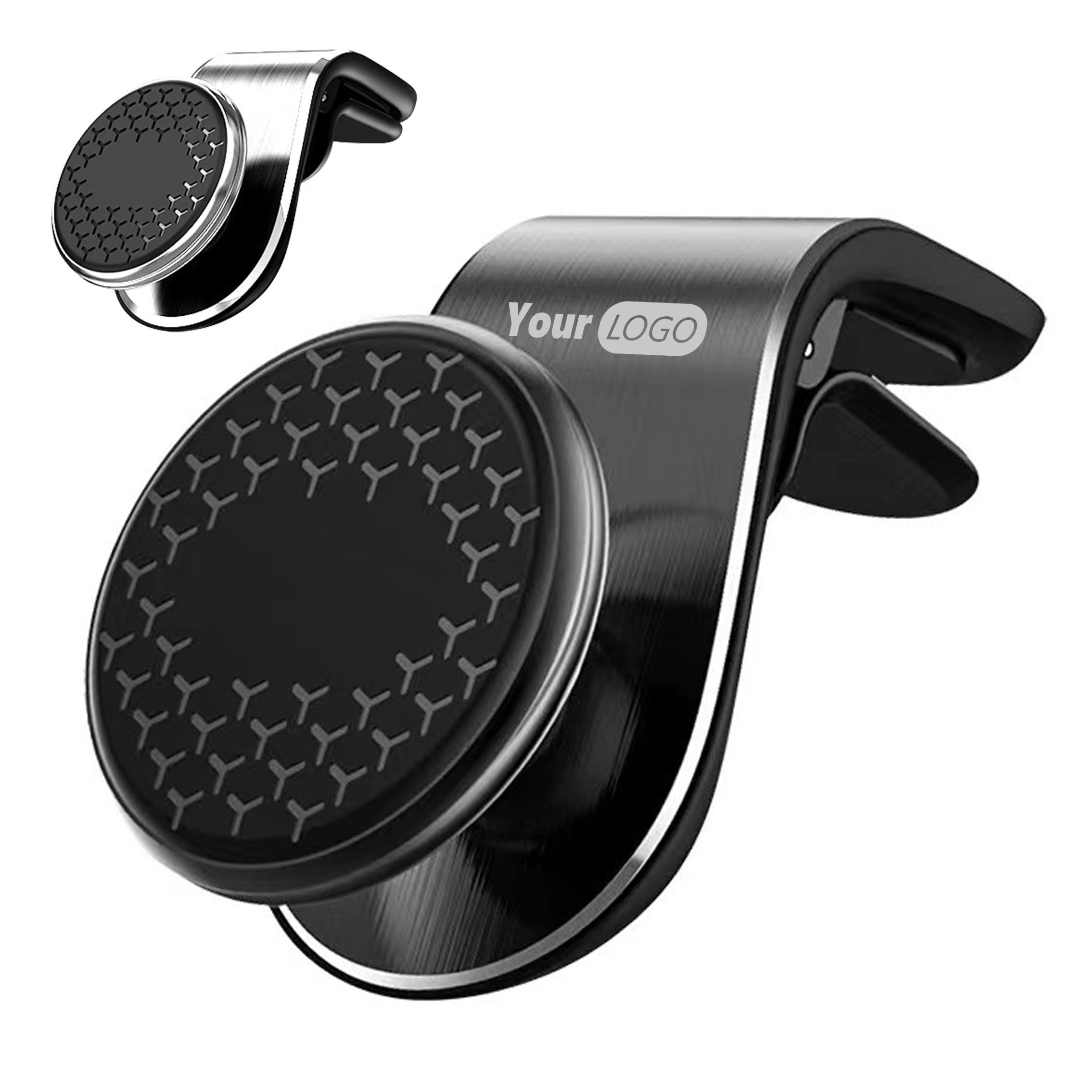 Metal Sleek Magnetic Car Vent Mount ?C Customizable Phone Holder 5