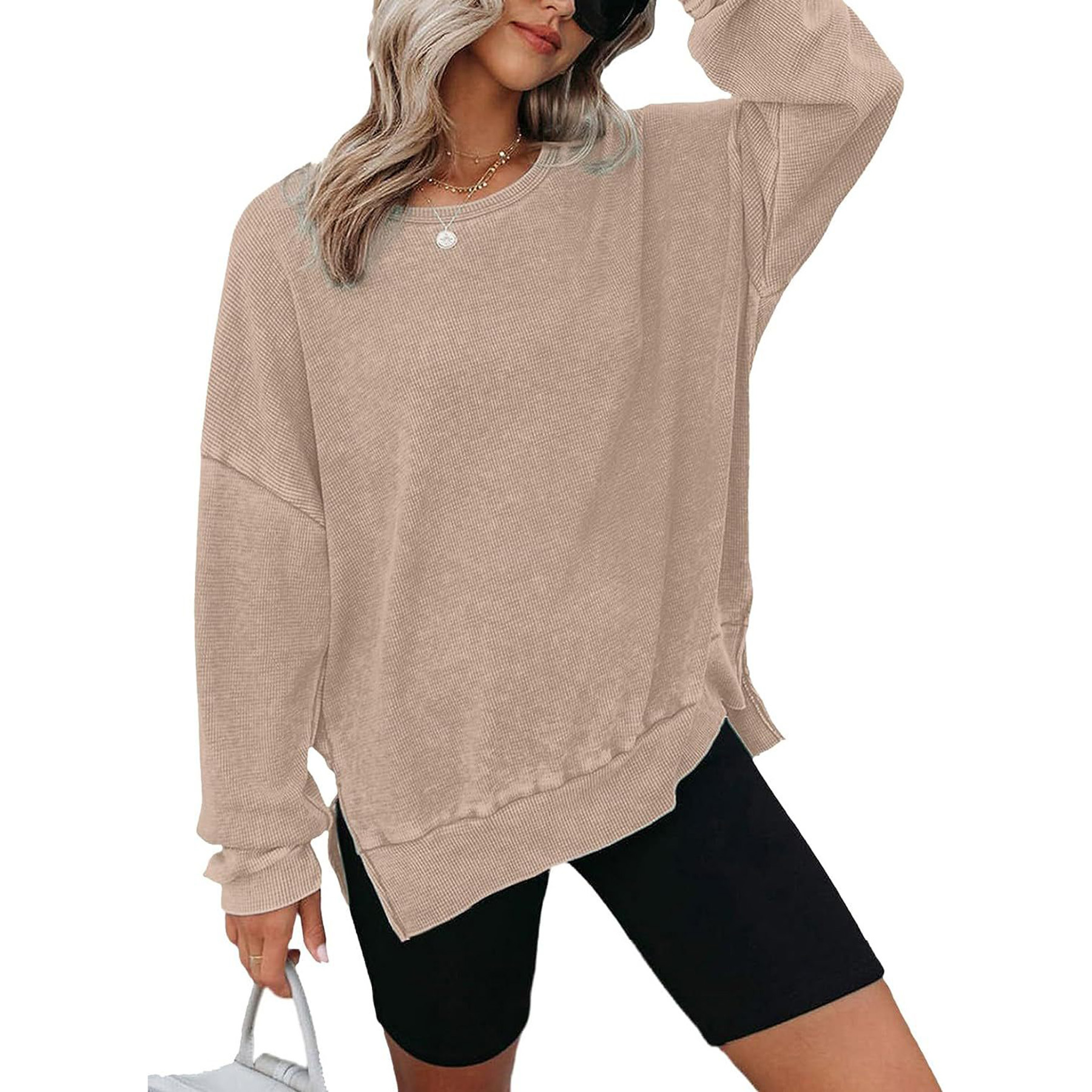 Womens Long Sleeve Tops Oversized Sweatshirts 9