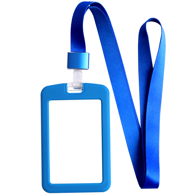 Silica Gel ID Card Badge Holder with Lanyard 2