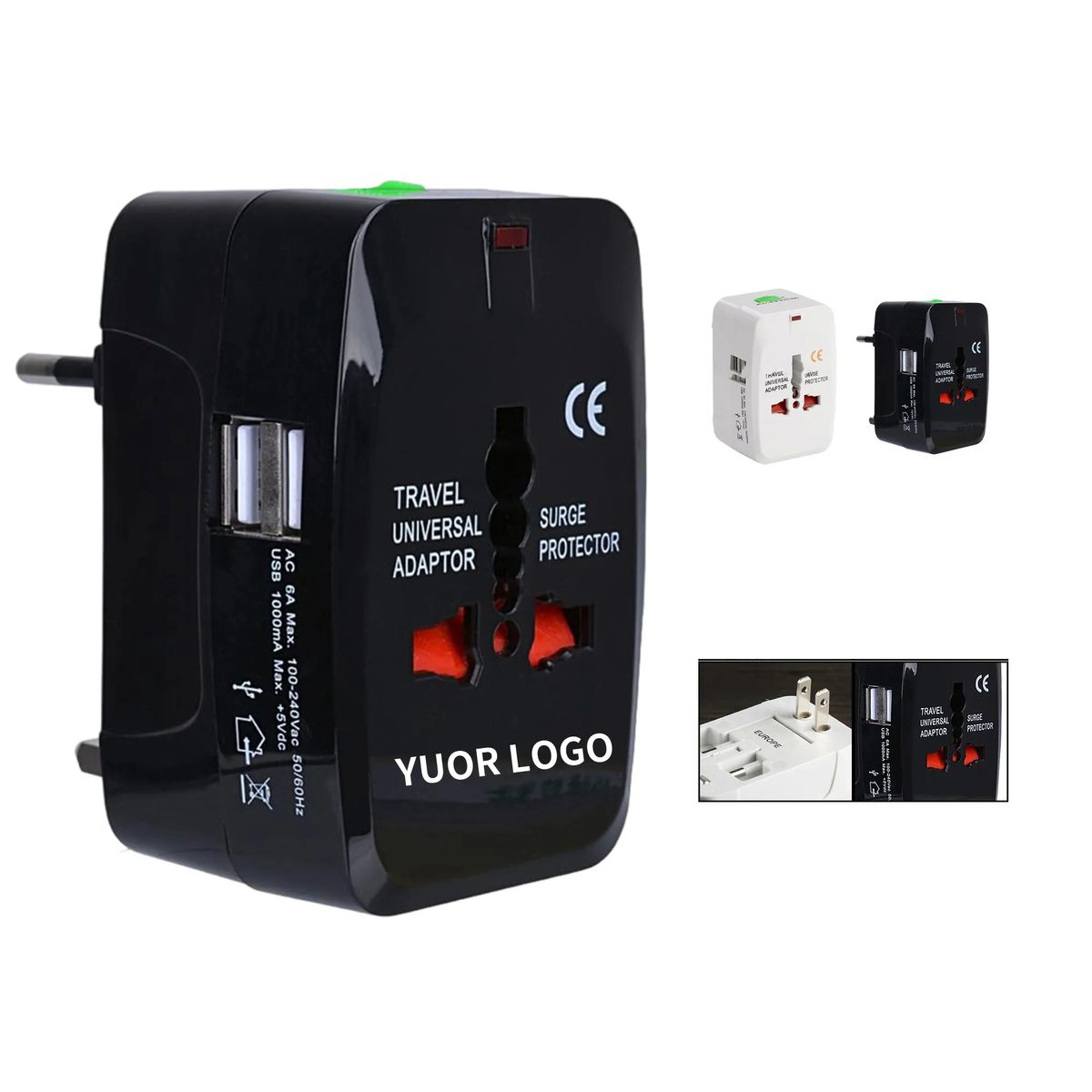 Travel Charger Adapter Lightweight and Durable 3